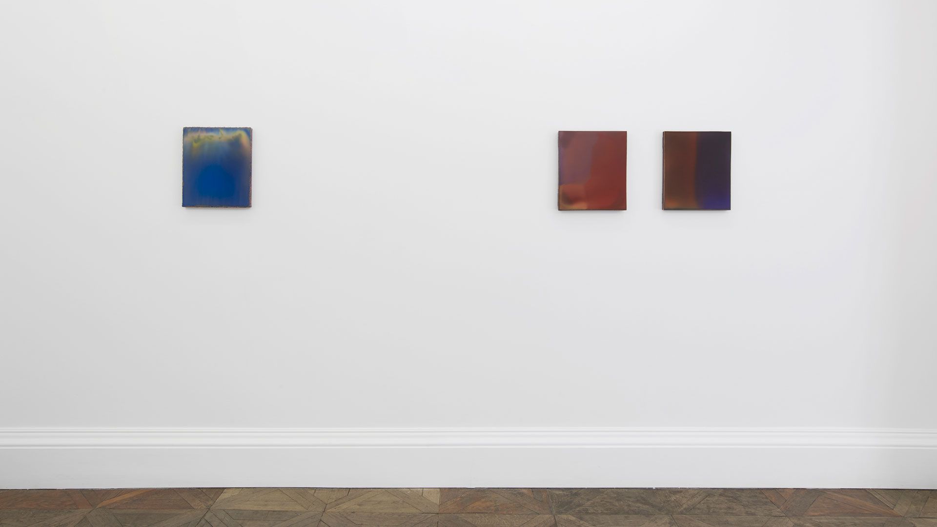An installation view of the exhibition, Museum St at Herald St in London, dated 2018.