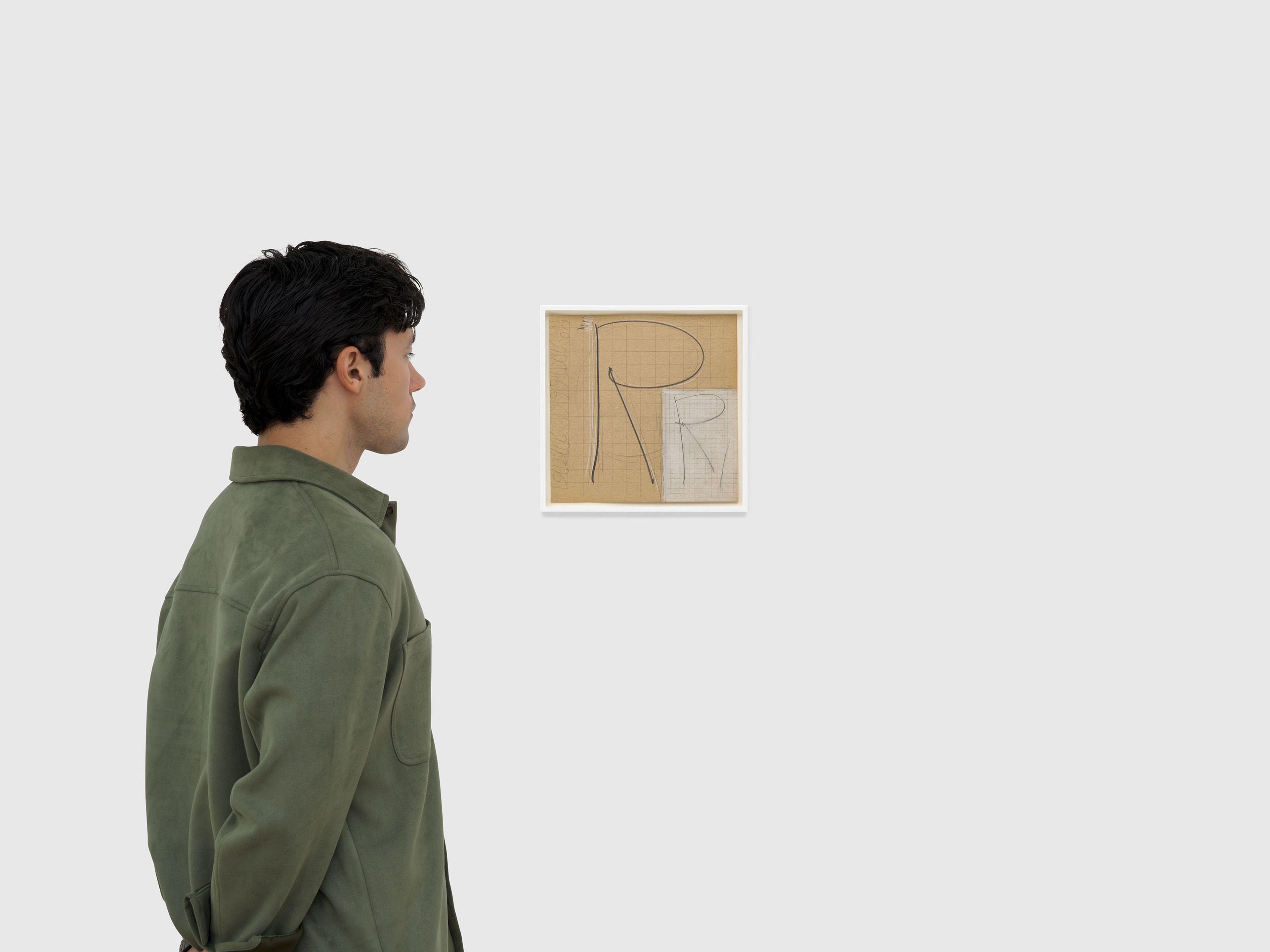 A work on paper by Robert Ryman, called Untitled Study, dated 1961.