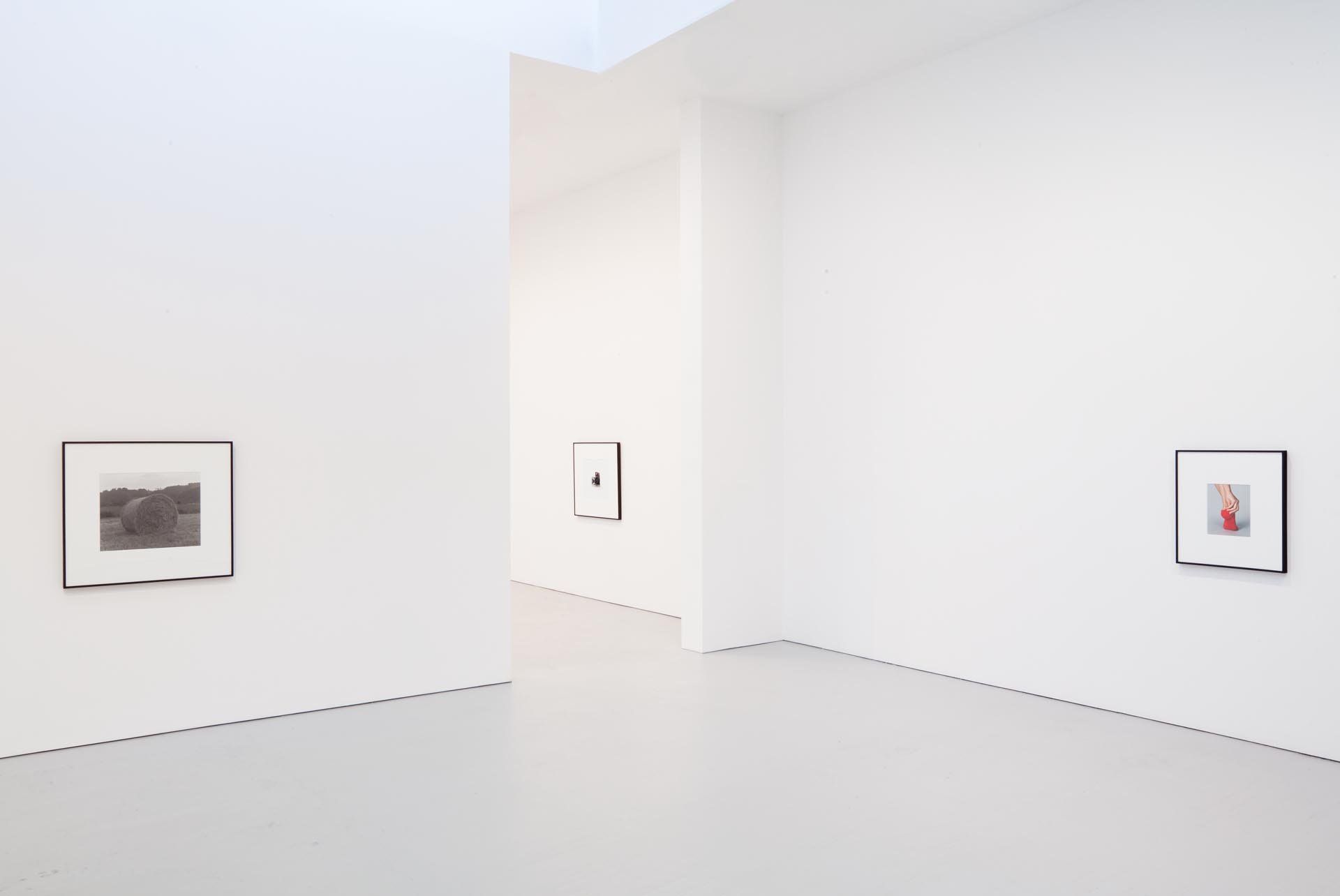 Installation view of the exhibition Christopher Williams For Example: Dix-Huit Leçons Sur La Société Industrielle (Revision 12), at David Zwirner in New York, dated 2011.