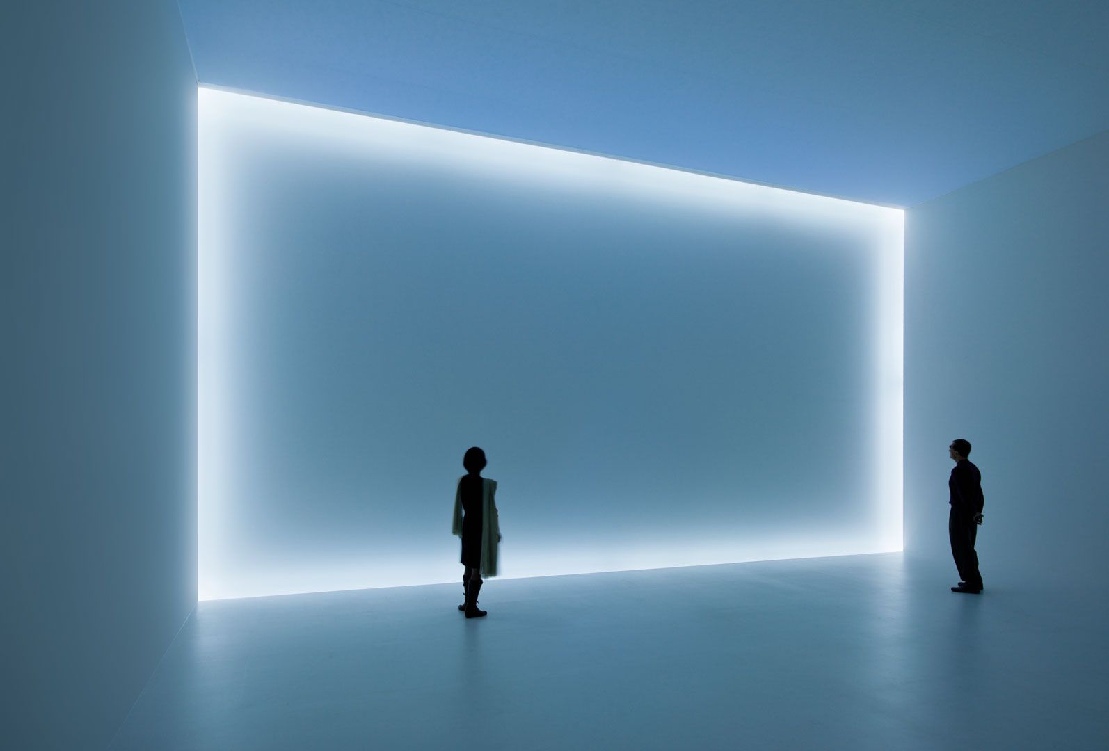 Installation view of an artowrk by Doug Wheeler, titled DW 68 VEN MCASD 11, dated 1968/2011