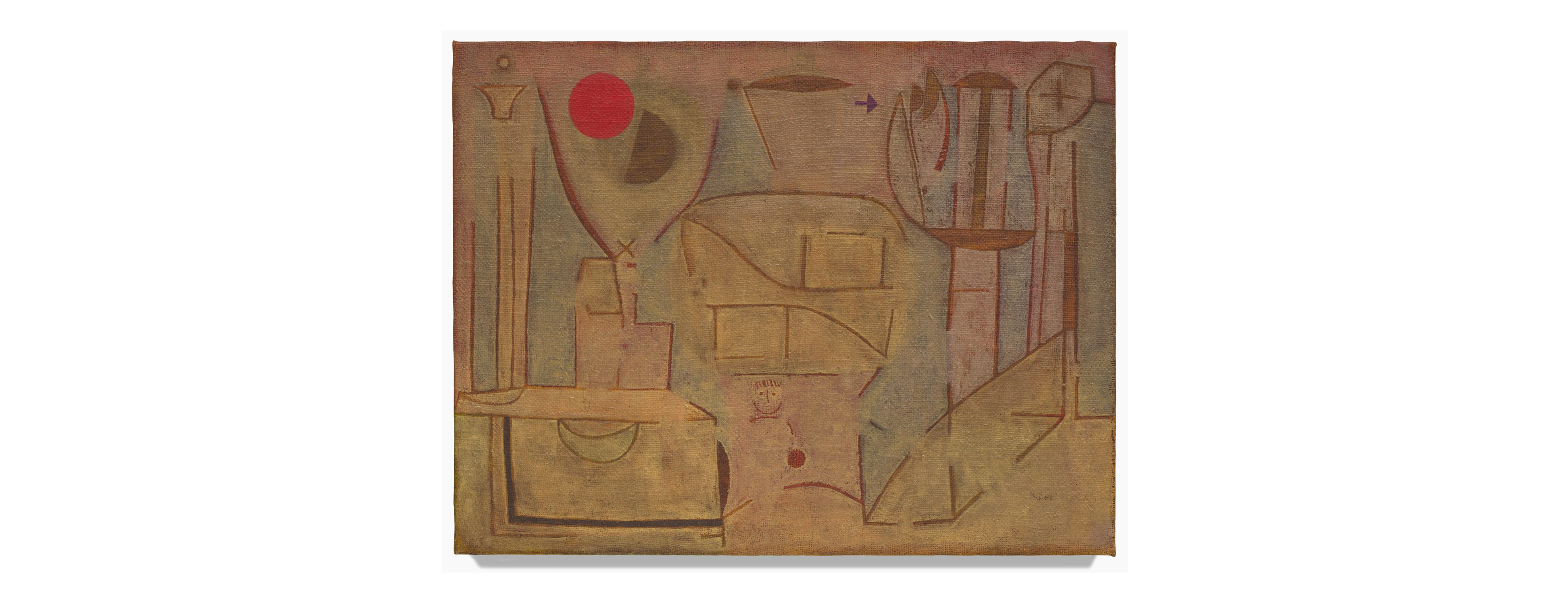 A painting by Paul Klee, titled "Fragmente (Fragments)," dated 1937