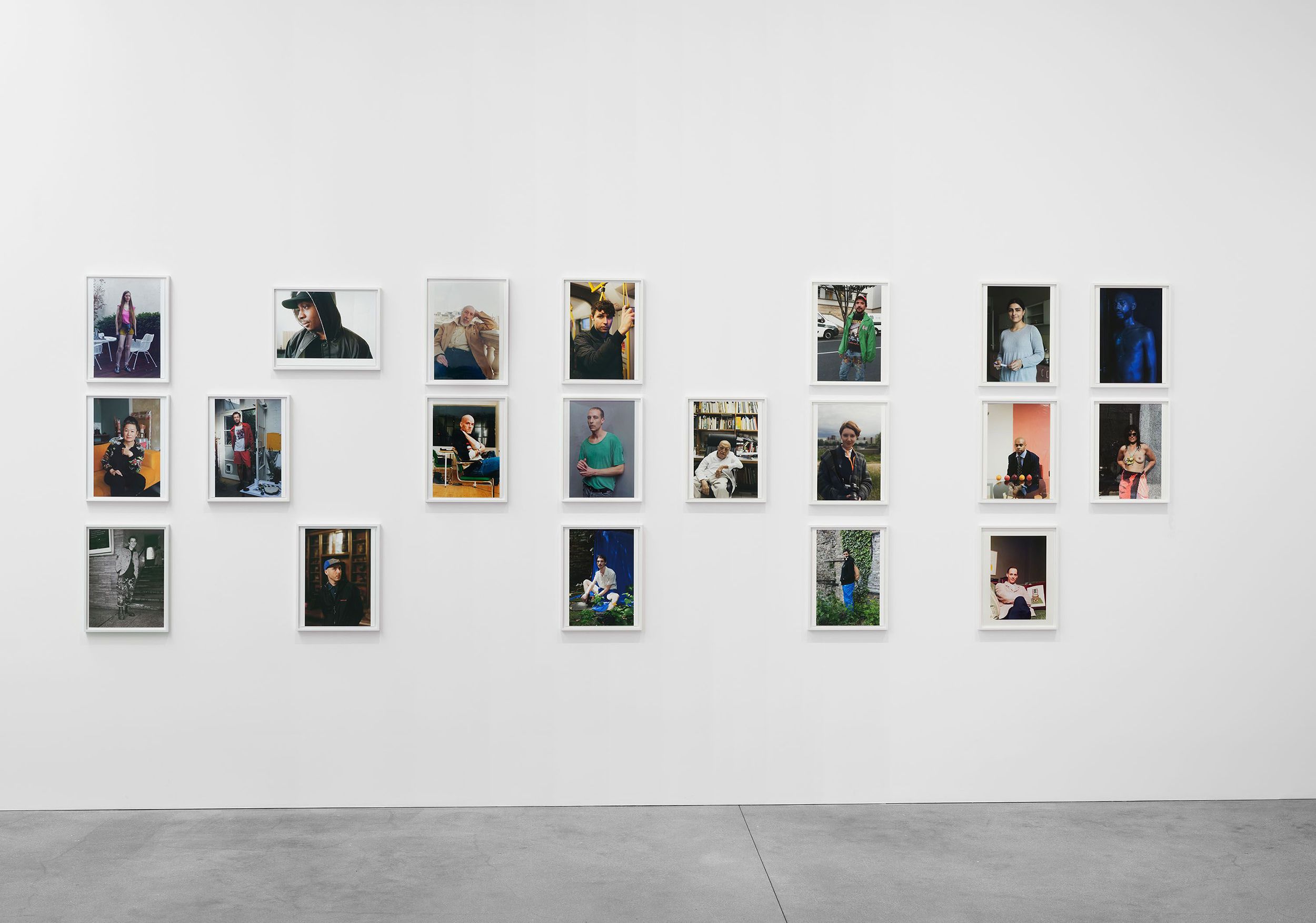 Wolfgang Tillmans: Portrait Installation 1992-2024, 2024 | David