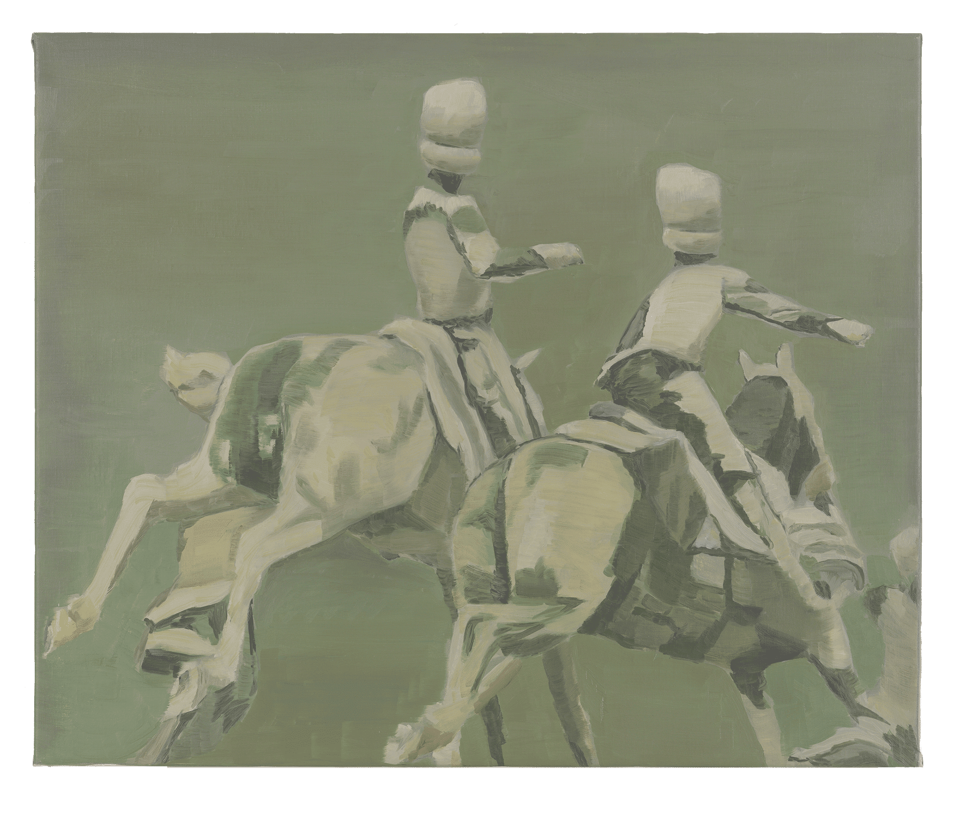 A painting by Luc Tuymans, titled Toys, dated 1994.