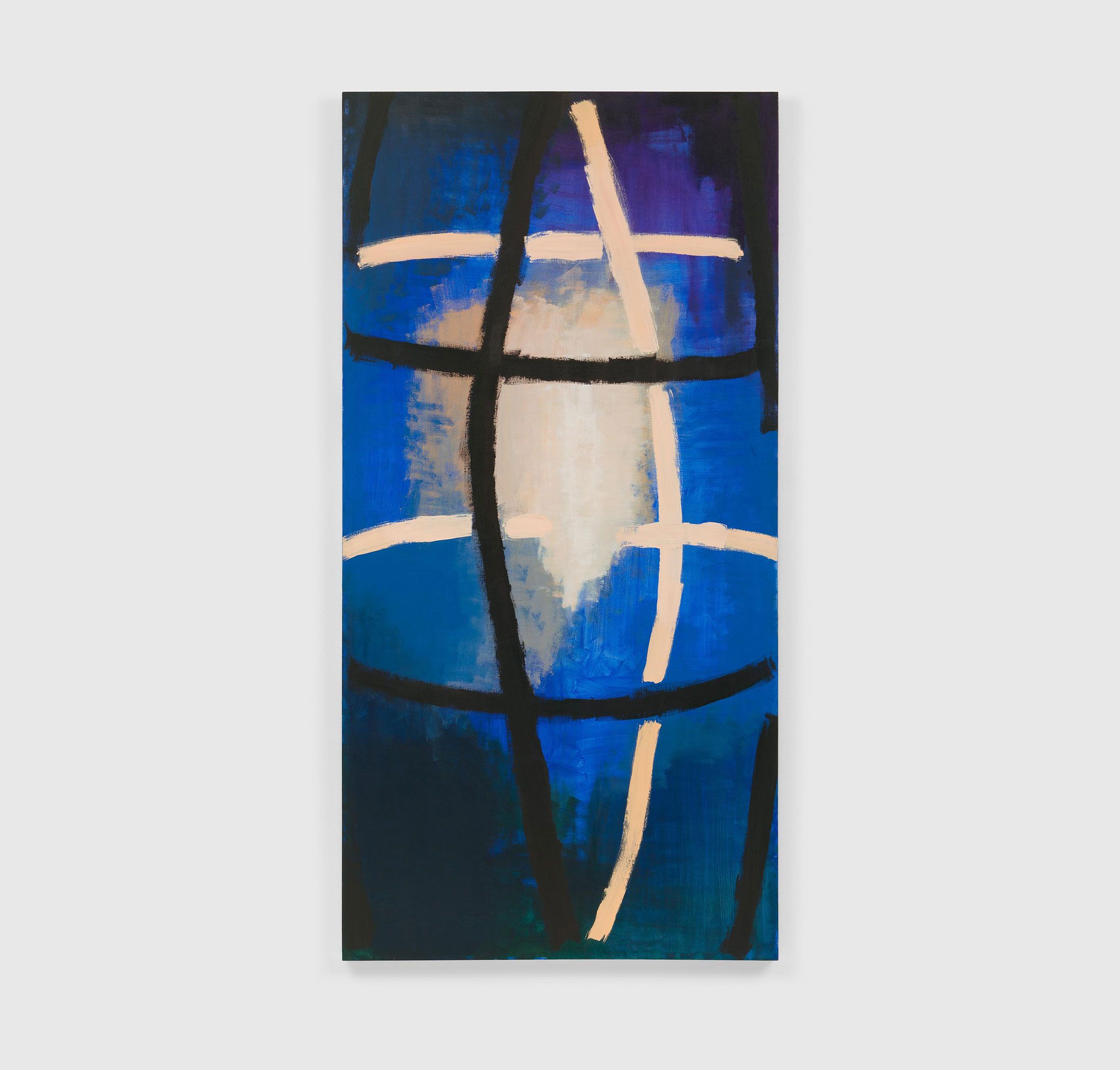 A painting by Al Taylor, called Untitled: (Latin Studies), dated 1984.