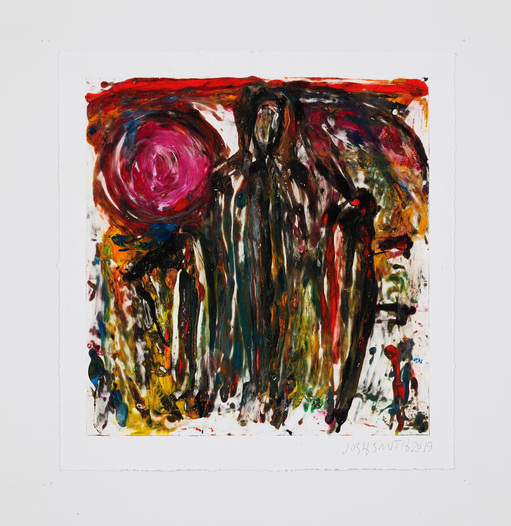 A print by Josh Smith, titled Reaper, dated 2019