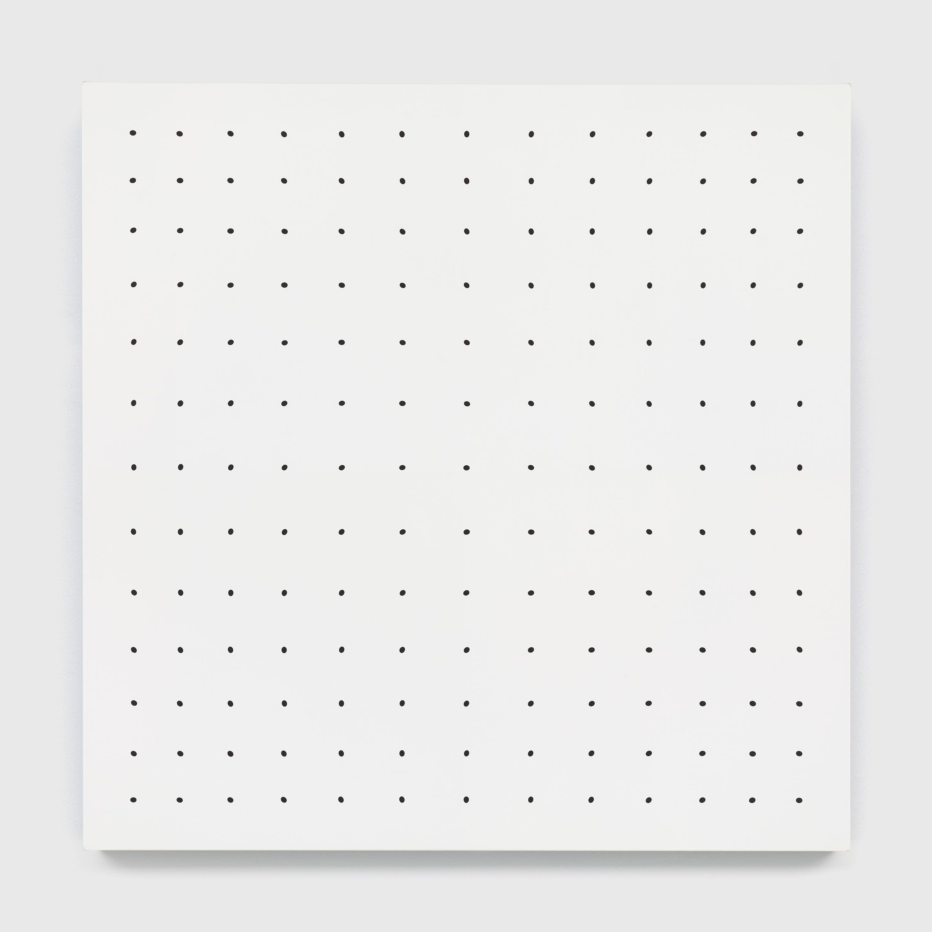 A painting by Bridget Riley, titled Static 6, dated 2021.