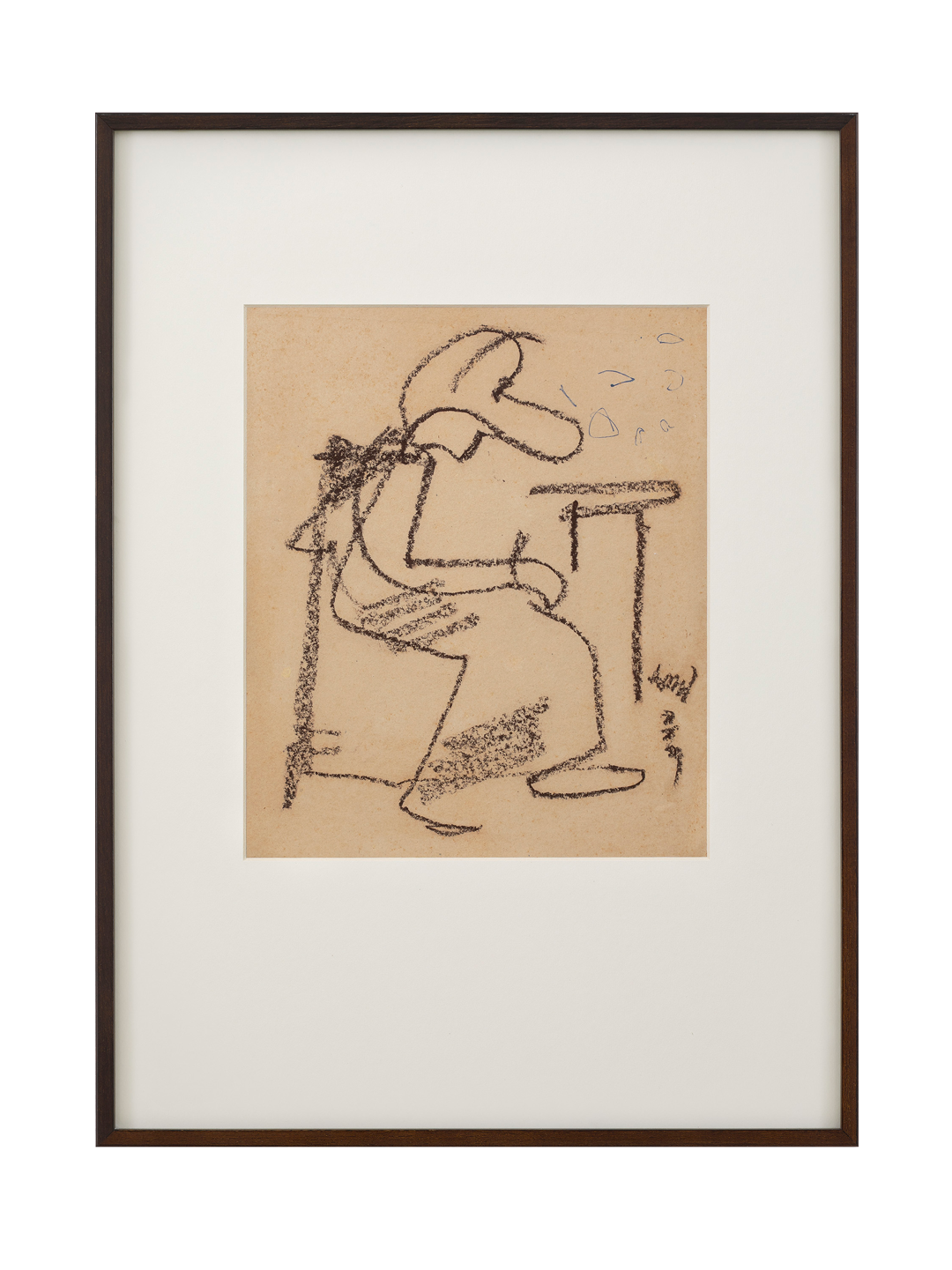 An untitled drawing by Benode Behari Mukherjee, not dated.
