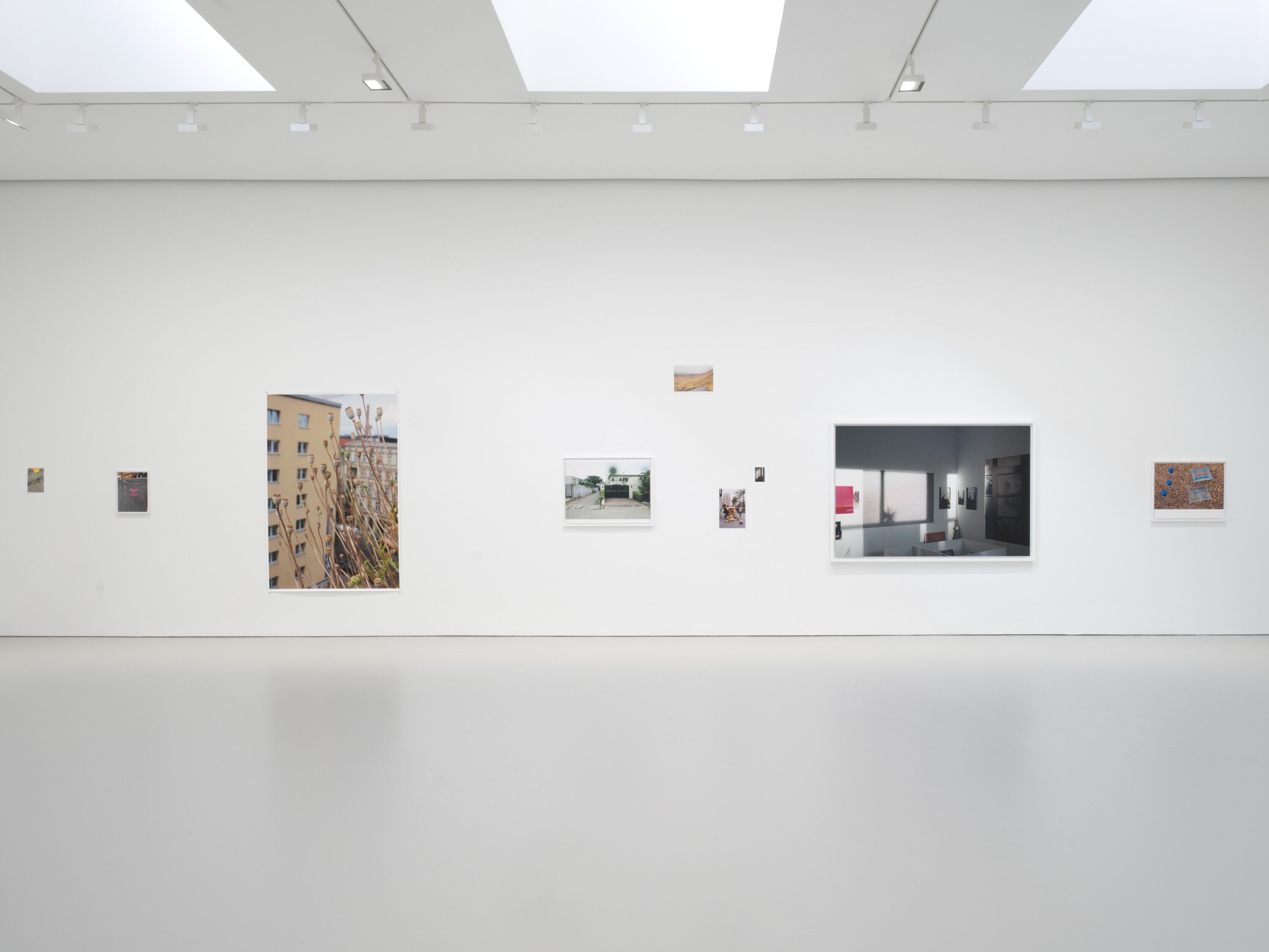 An installation view of the exhibition, Wolfgang Tillmans: Fold Me, at David Zwirner in New York, dated 2023.