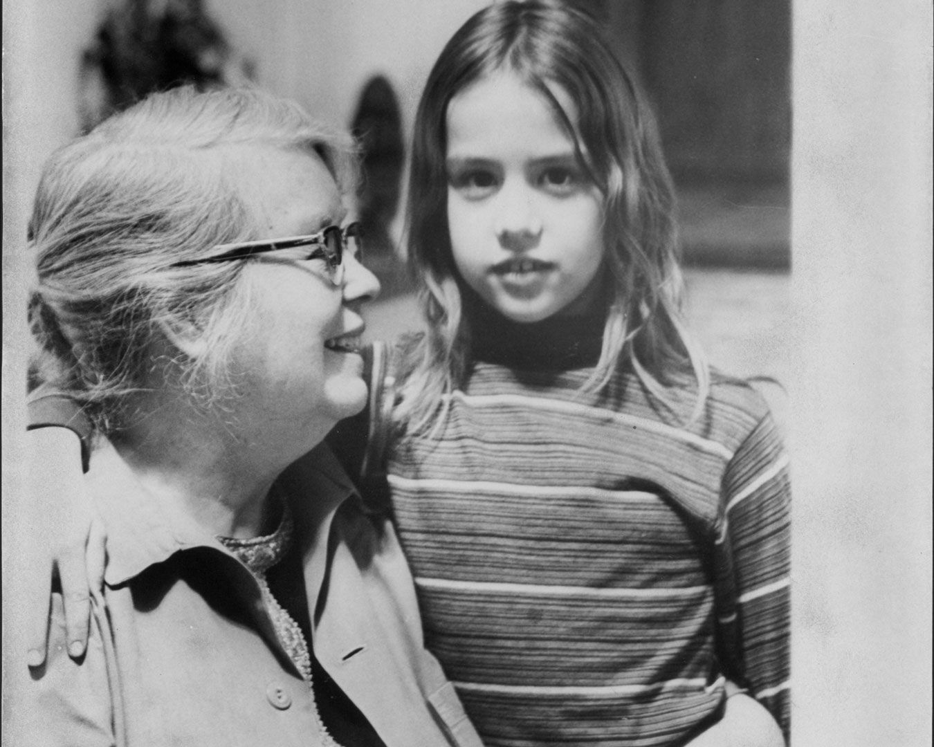 A photo of Alice Neel with her grandaughter Olivia in 1975. Photo by Nury Hernandez.