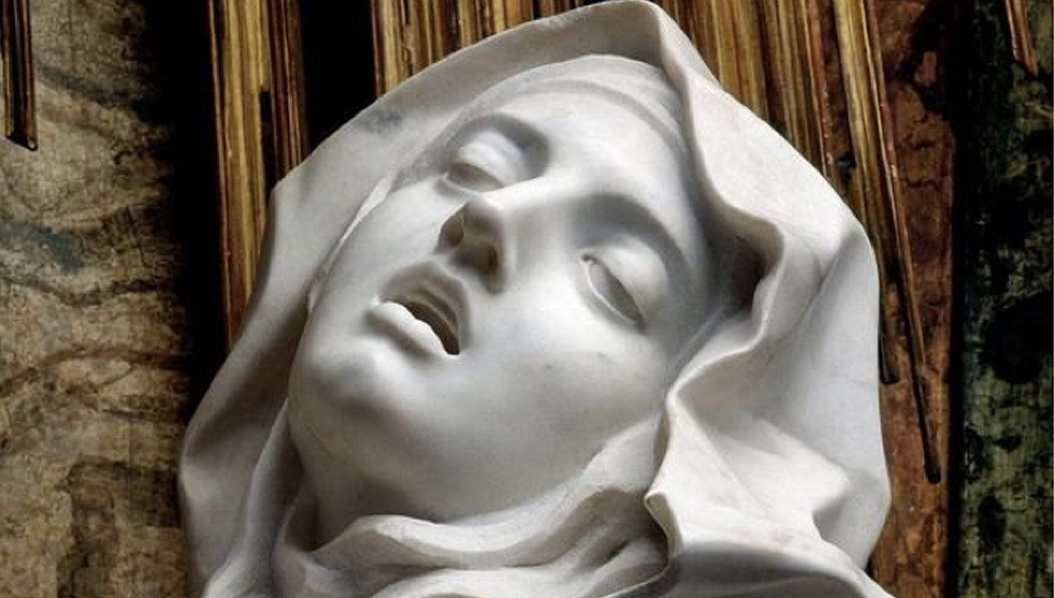 An artwork by Gian Lorenzo Bernini, titled Ecstasy of Saint Teresa, dated 1647–1652, Church of Santa Maria della Vittoria, Rome