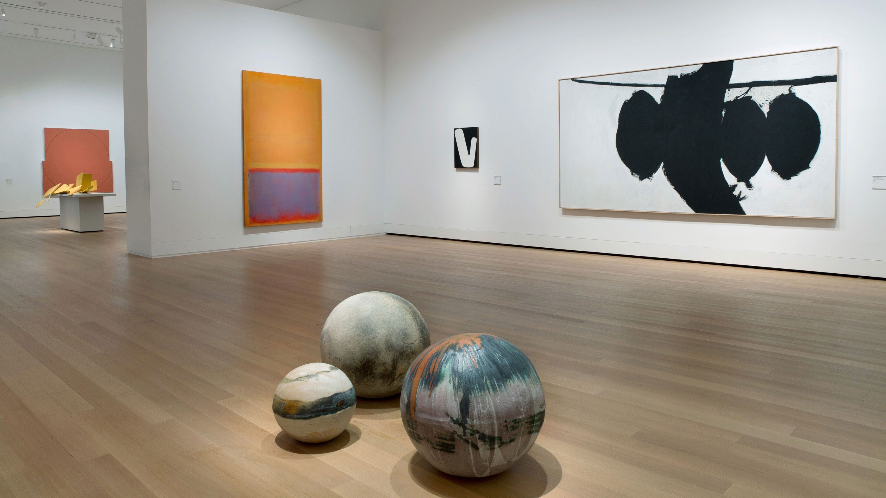 Installation view of "The Ceramic Presence in Modern Art: Selections from the Linda Leonard Schlenger Collection and the Yale University Art Gallery," at Yale University Art Gallery, New Haven, Connecticut, 2016.
