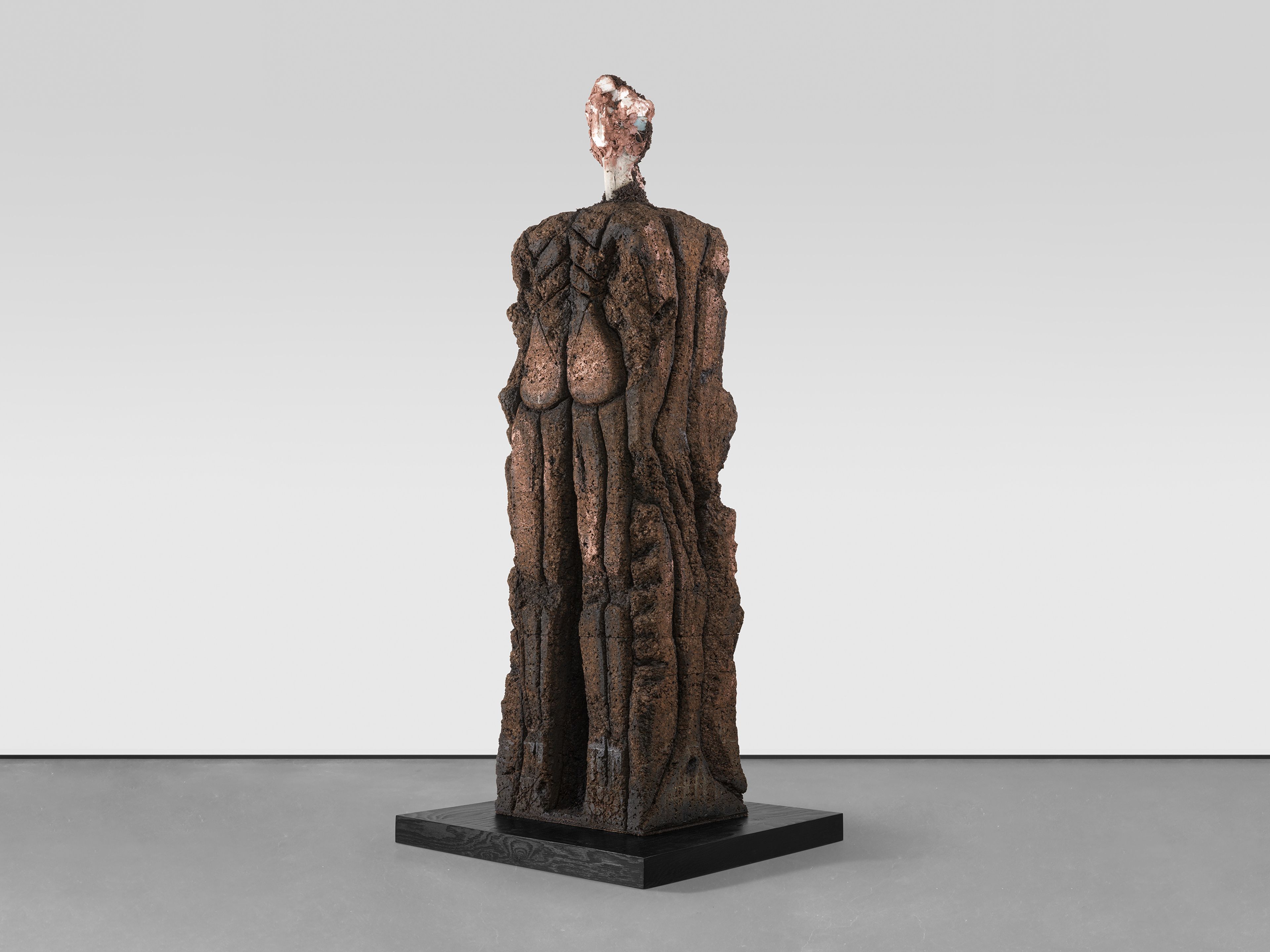 A sculpture by Huma Bhabha, titled Bleed, dated 2025.