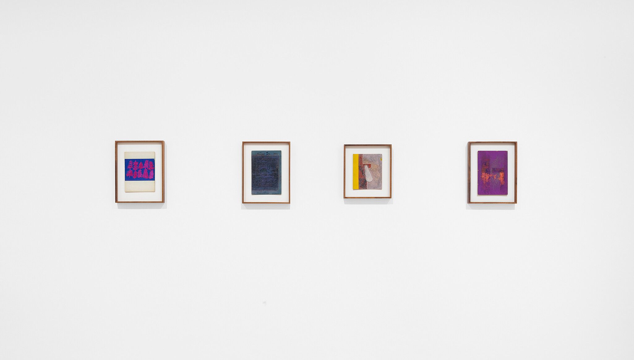 Installation view of the exhibition Black Moutnain College: The Experimenters, at David Zwirner in London, dated 2023