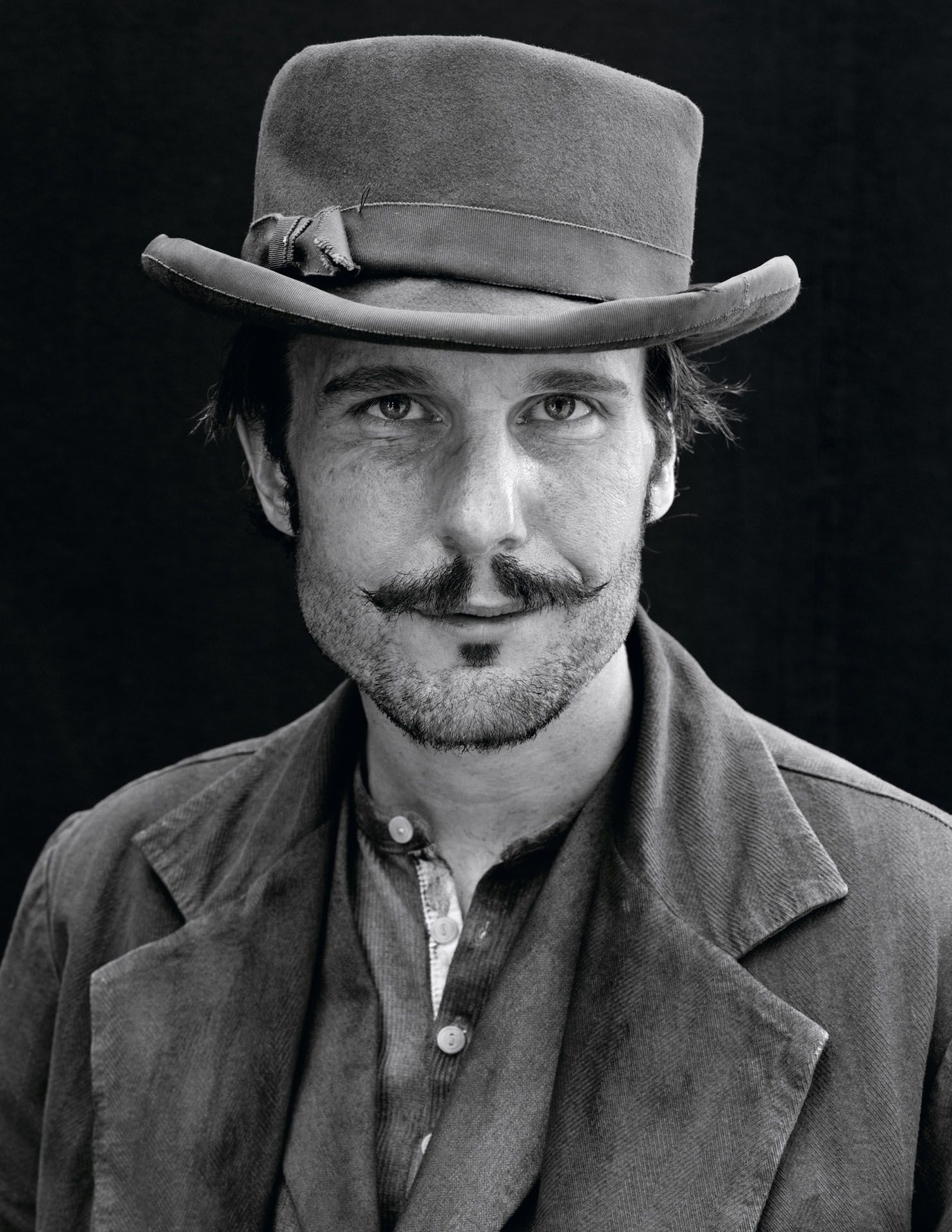 Detail from a series of photographs by Stan Douglas, titled Klatsassin Portraits, dated 2006. 