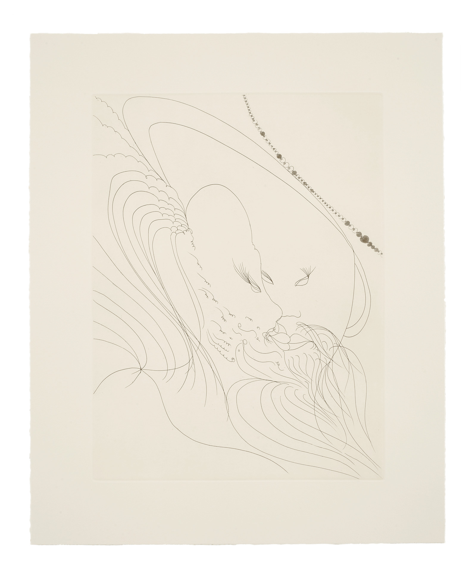 A portfolio of 11 intaglio prints by Chris Ofili, titled The Agony in the Garden, dated 2007.