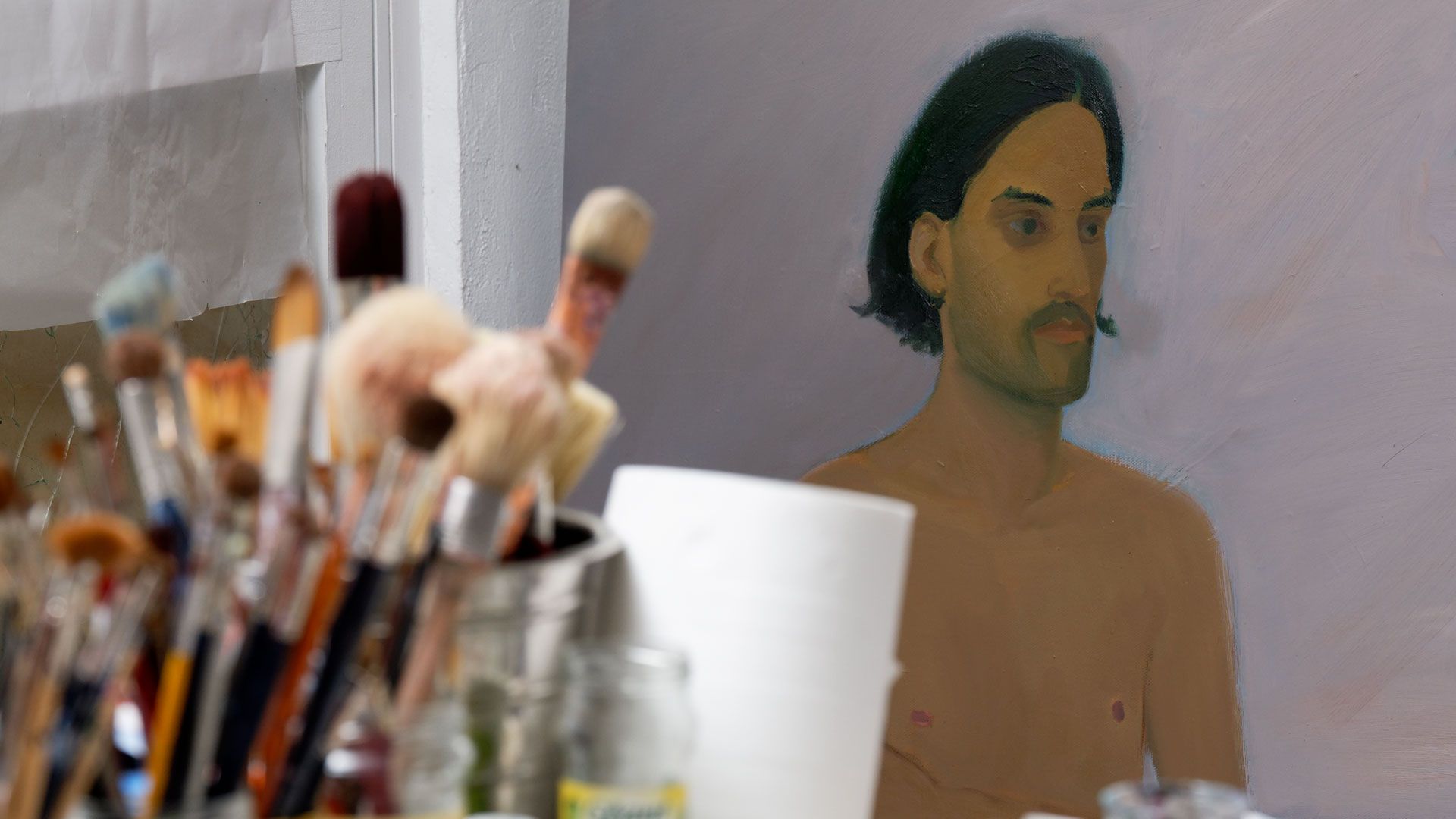 A photograph of Xinyi Cheng’s studio