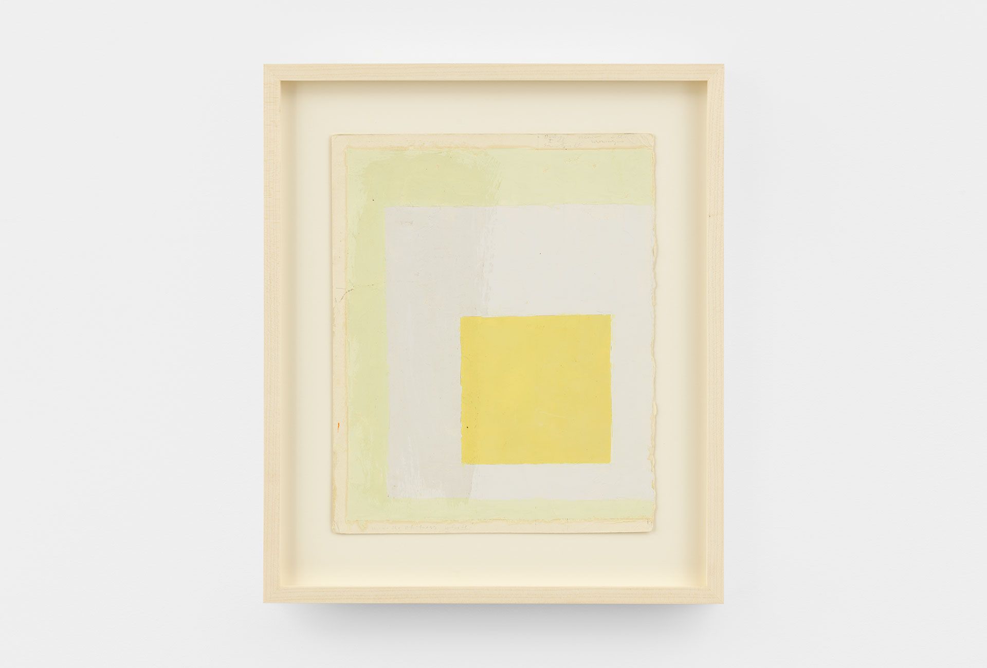 An undated work on paper by Josef Albers titled Study for Homage to the Square.