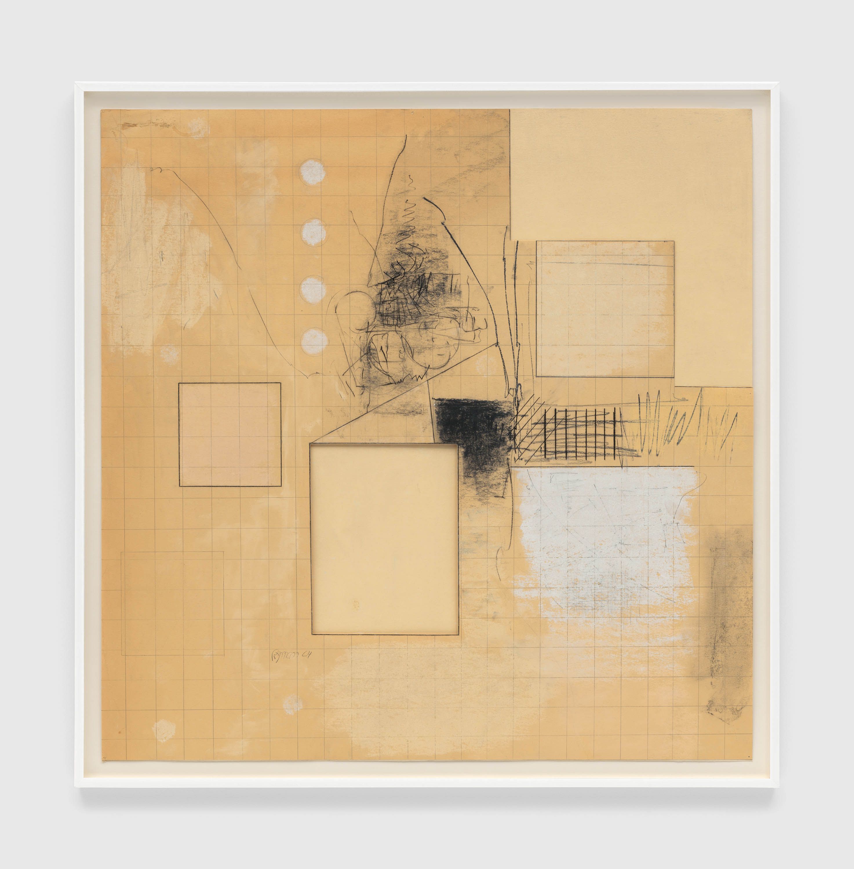 A work on paper by Robert Ryman, called Untitled, dated 1964.