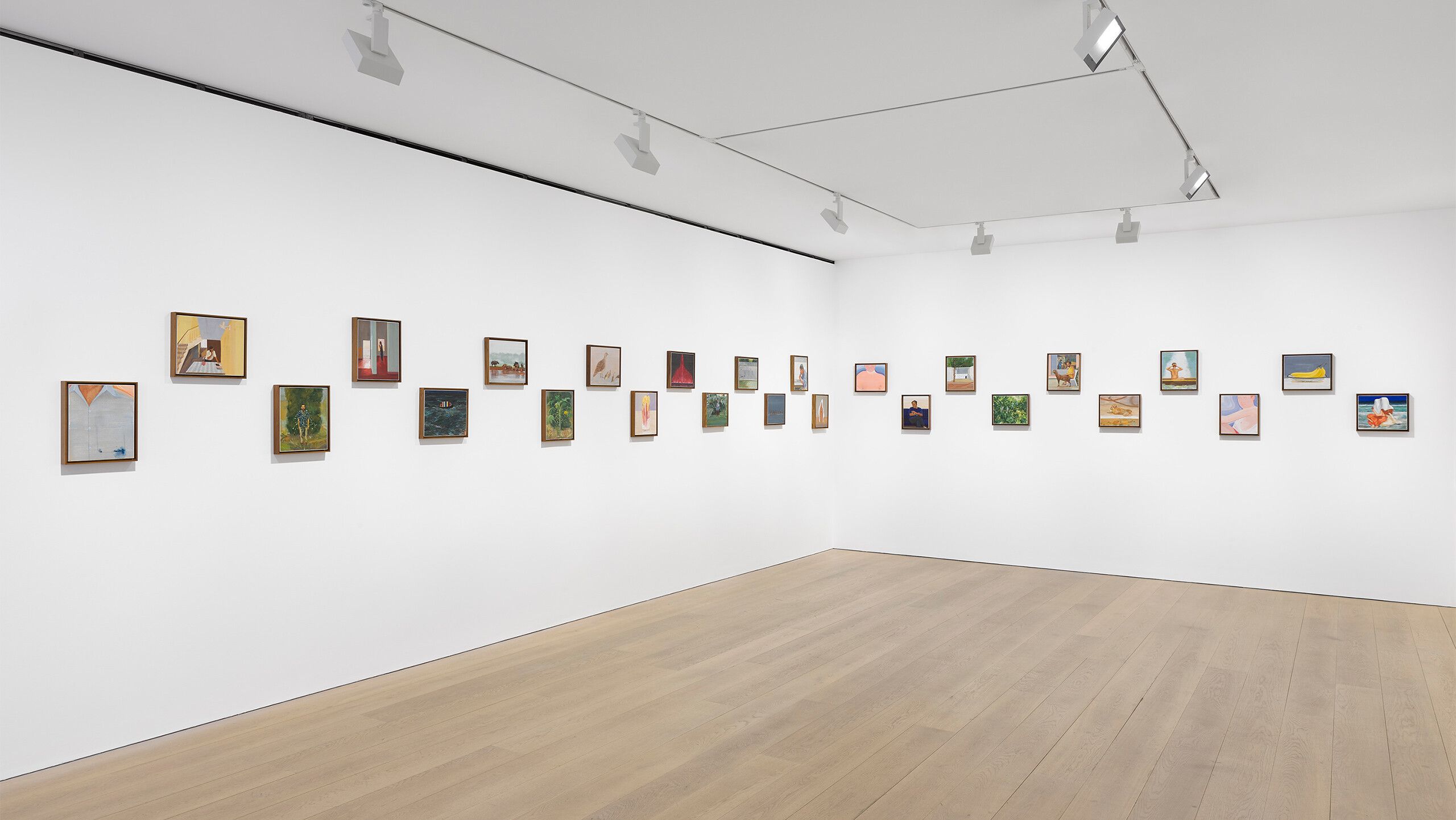 An Installation view of Mahesh Baliga: Drawn to remember, David Zwirner, London, dated 2022