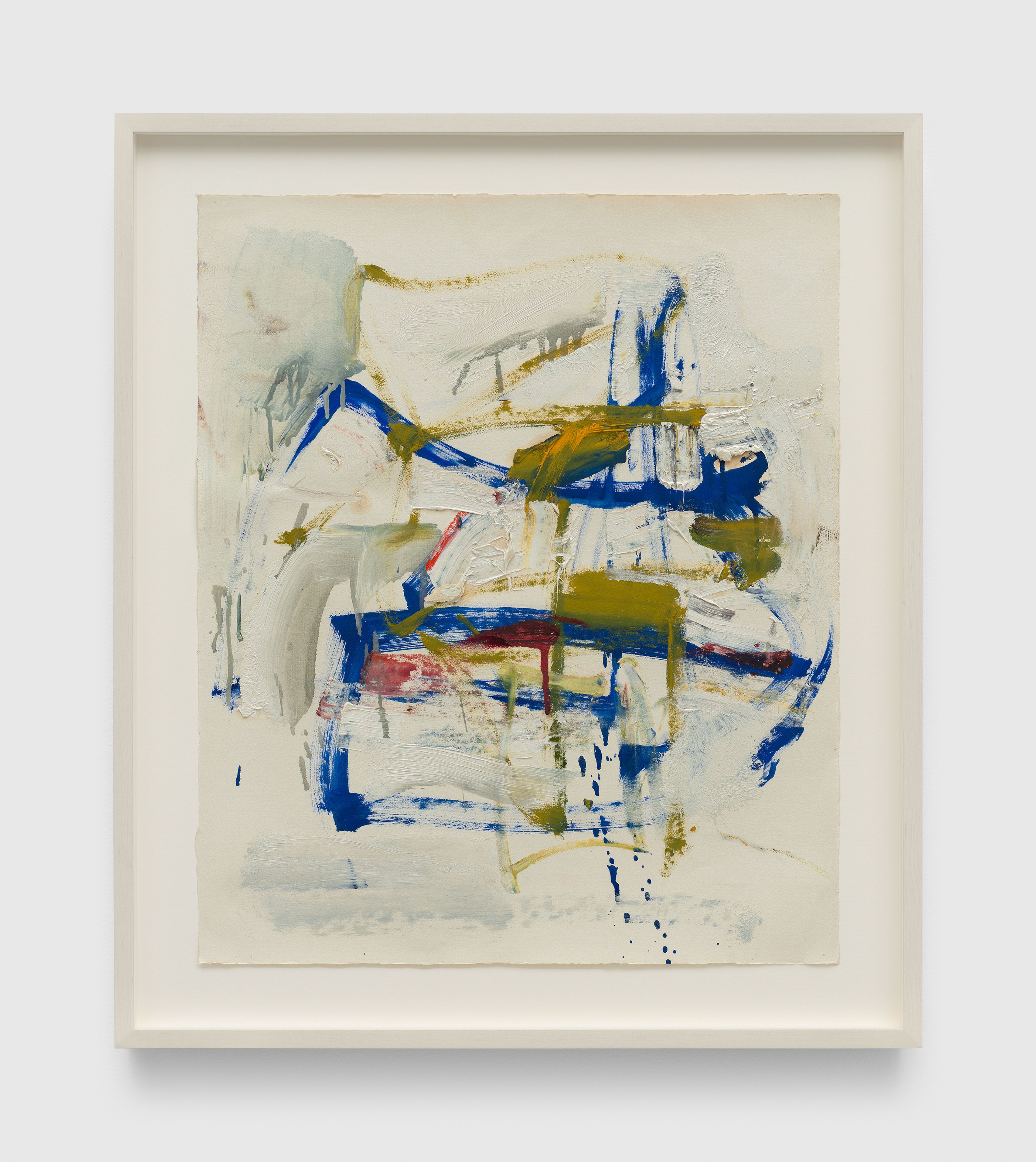 An untitled painting by Joan Mitchell, dated circa 1957.