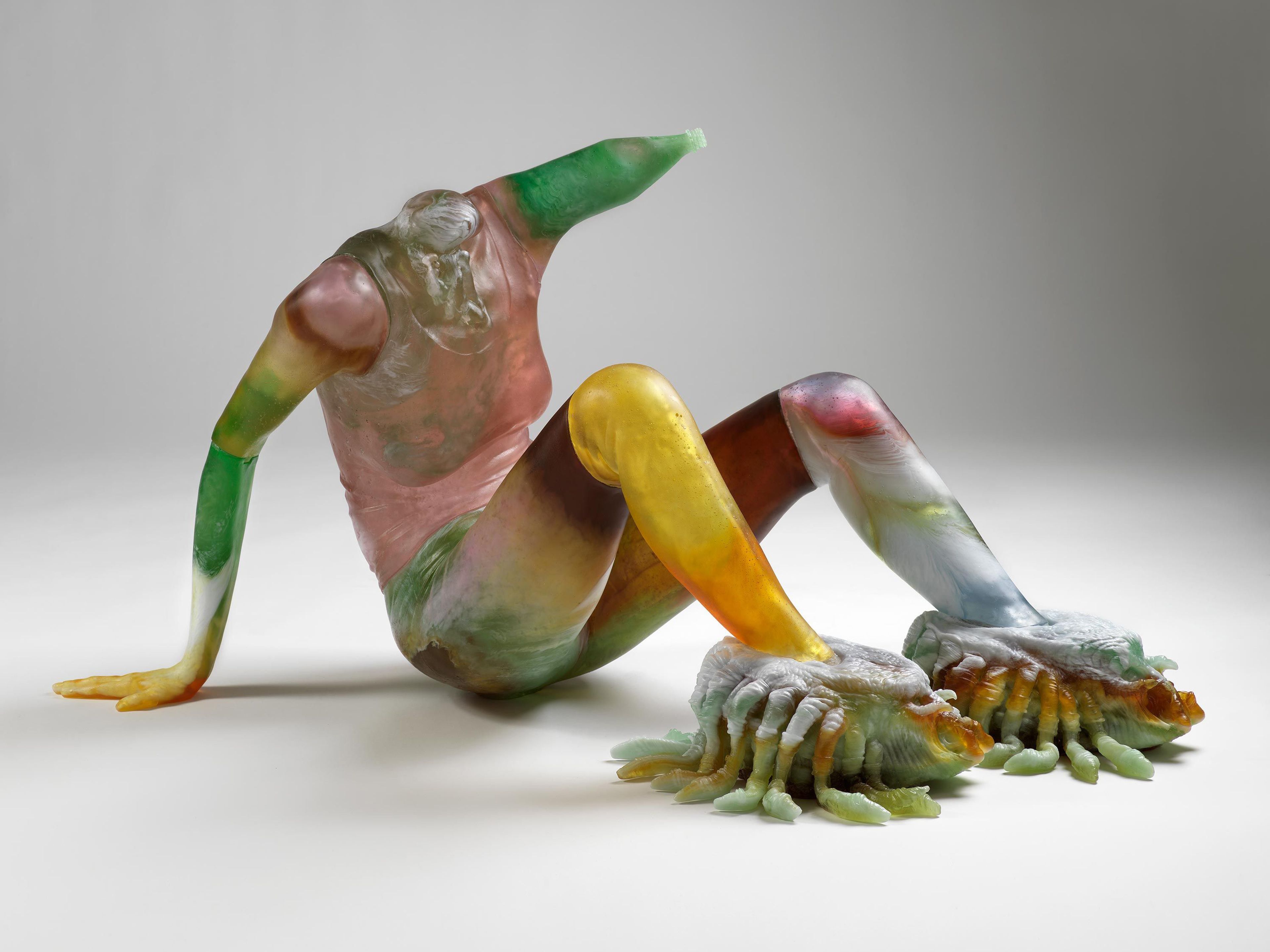 A sculpture by Andra Ursuta, titled Predators 'R Us, dated 2020.