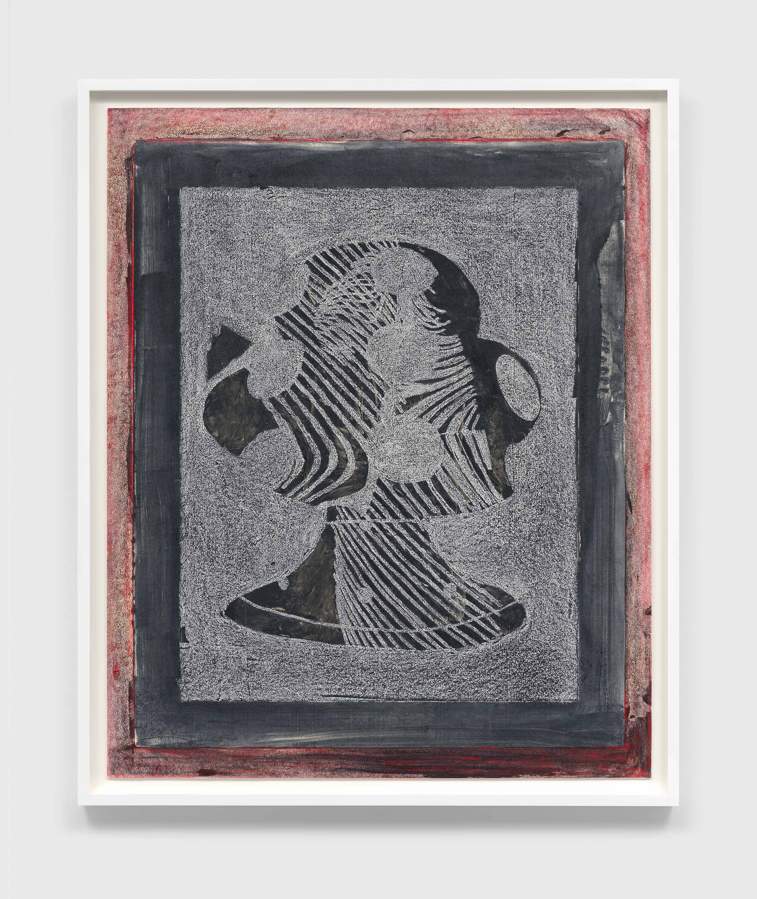 A mixed media artwork by Terry Winters, titled Portrait 11/8, dated 2021.