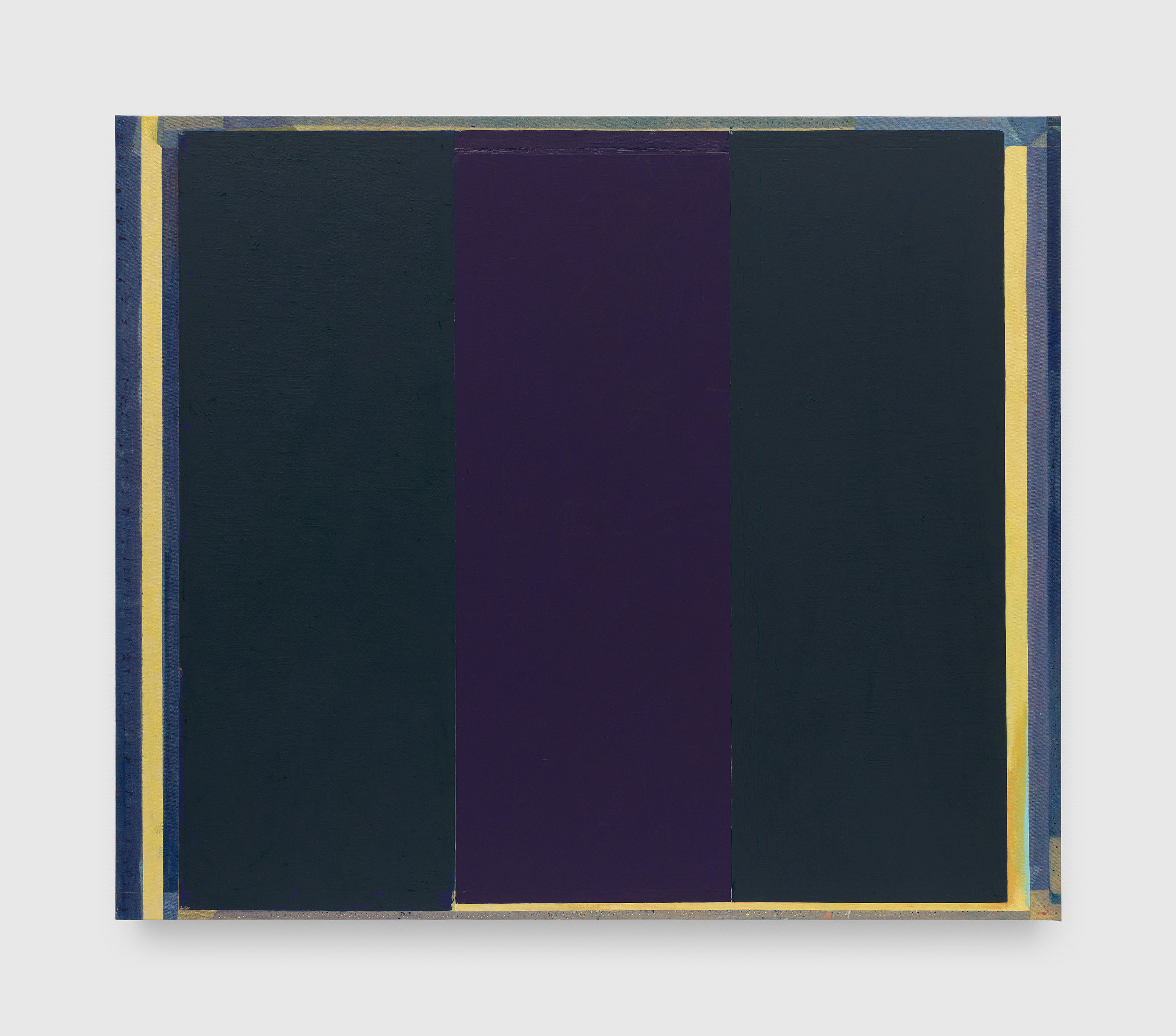 A painting by Julia Rommel, titled Varsity, dated 2025.