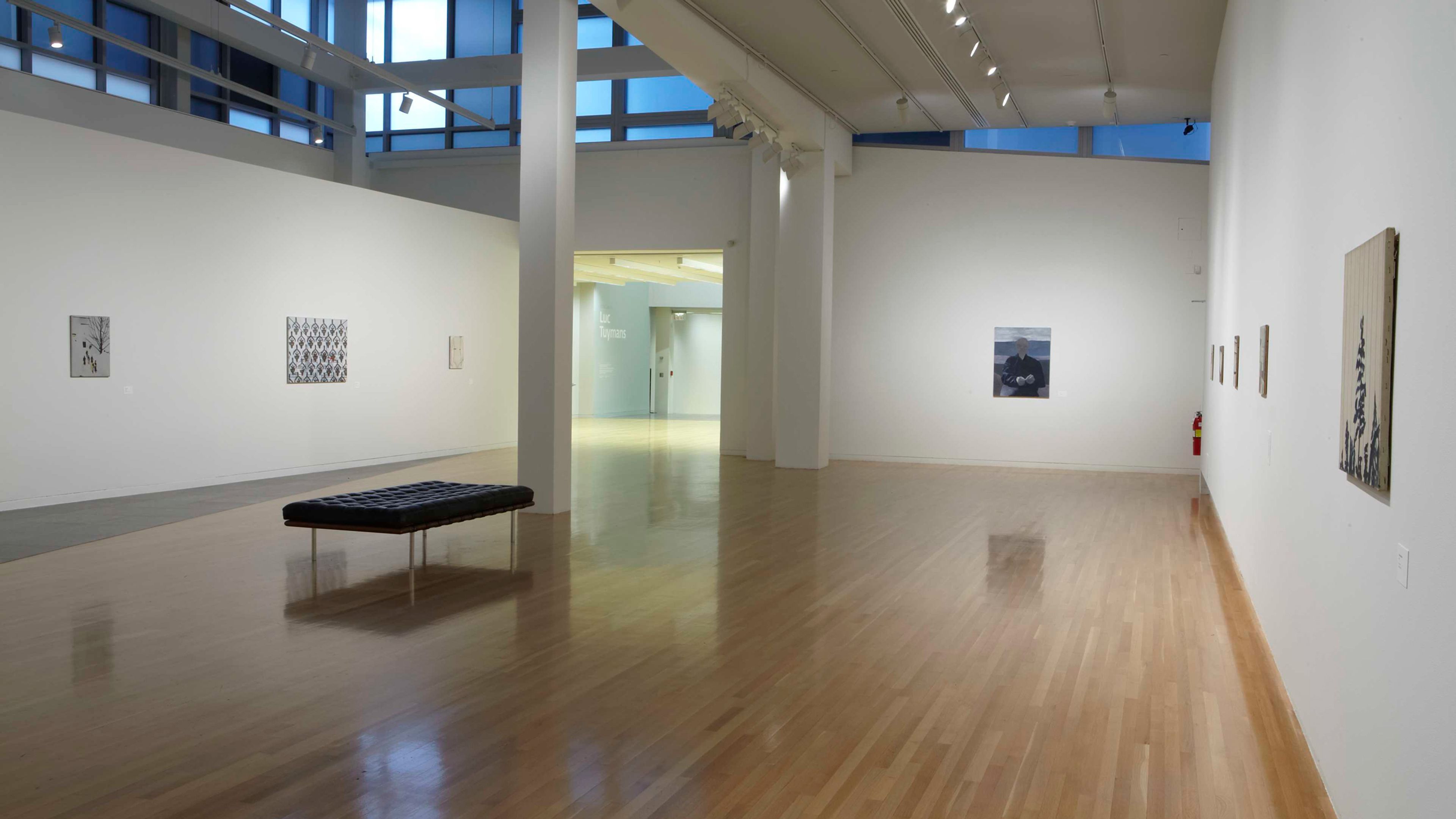 Installation view of the exhibition Luc Tuymans, at Wexner Center for the Arts, located in Columbus, United States, dated 2009-2010.