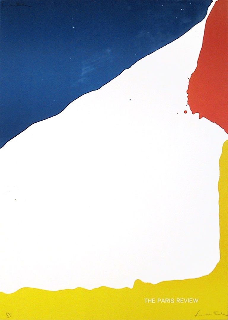 A print by Helen Frankenthaler, titled The Paris Review, dated 1967