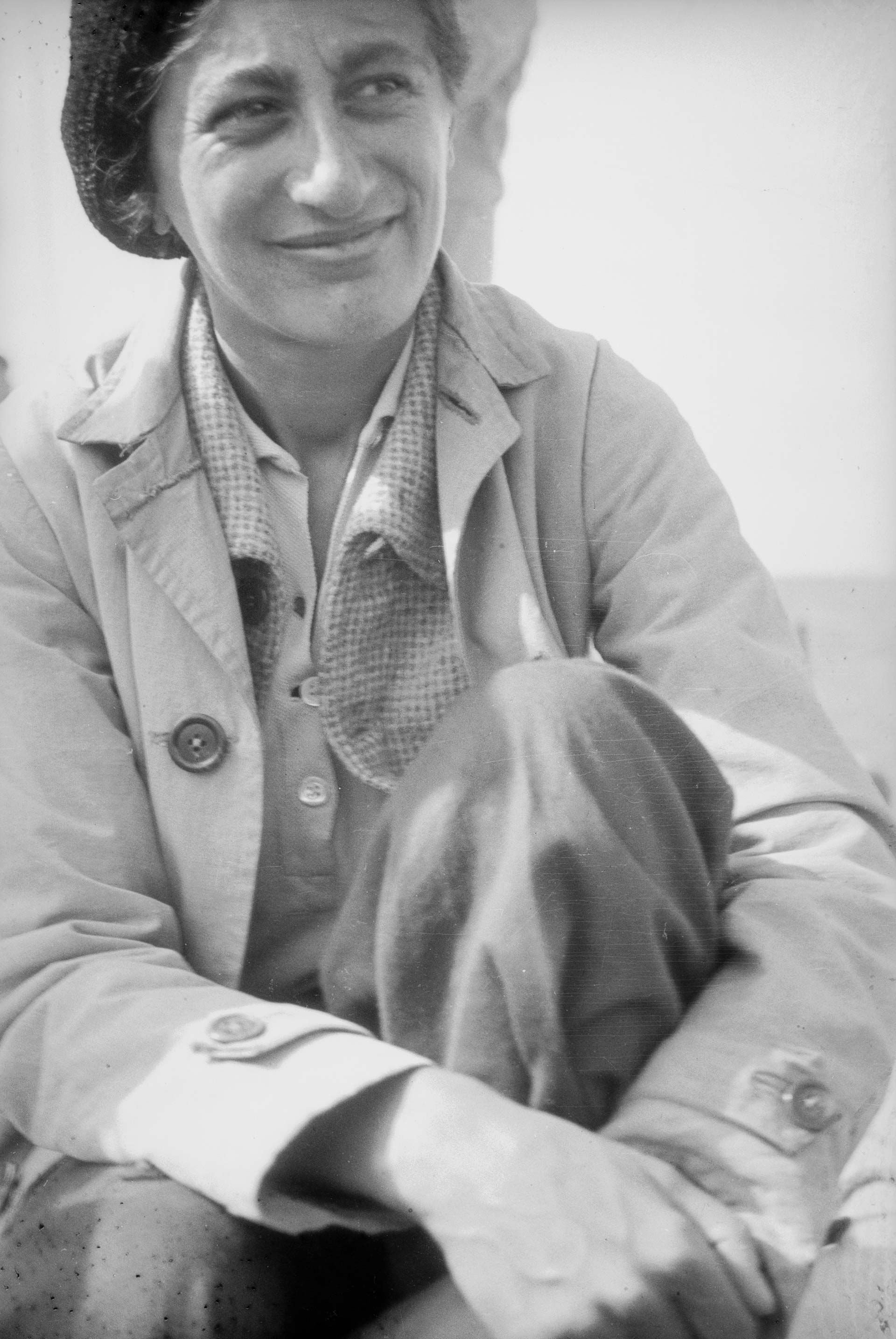 A photo of Anni Albers, Europe, c.1930‚Äì33. Photo by Josef Albers.