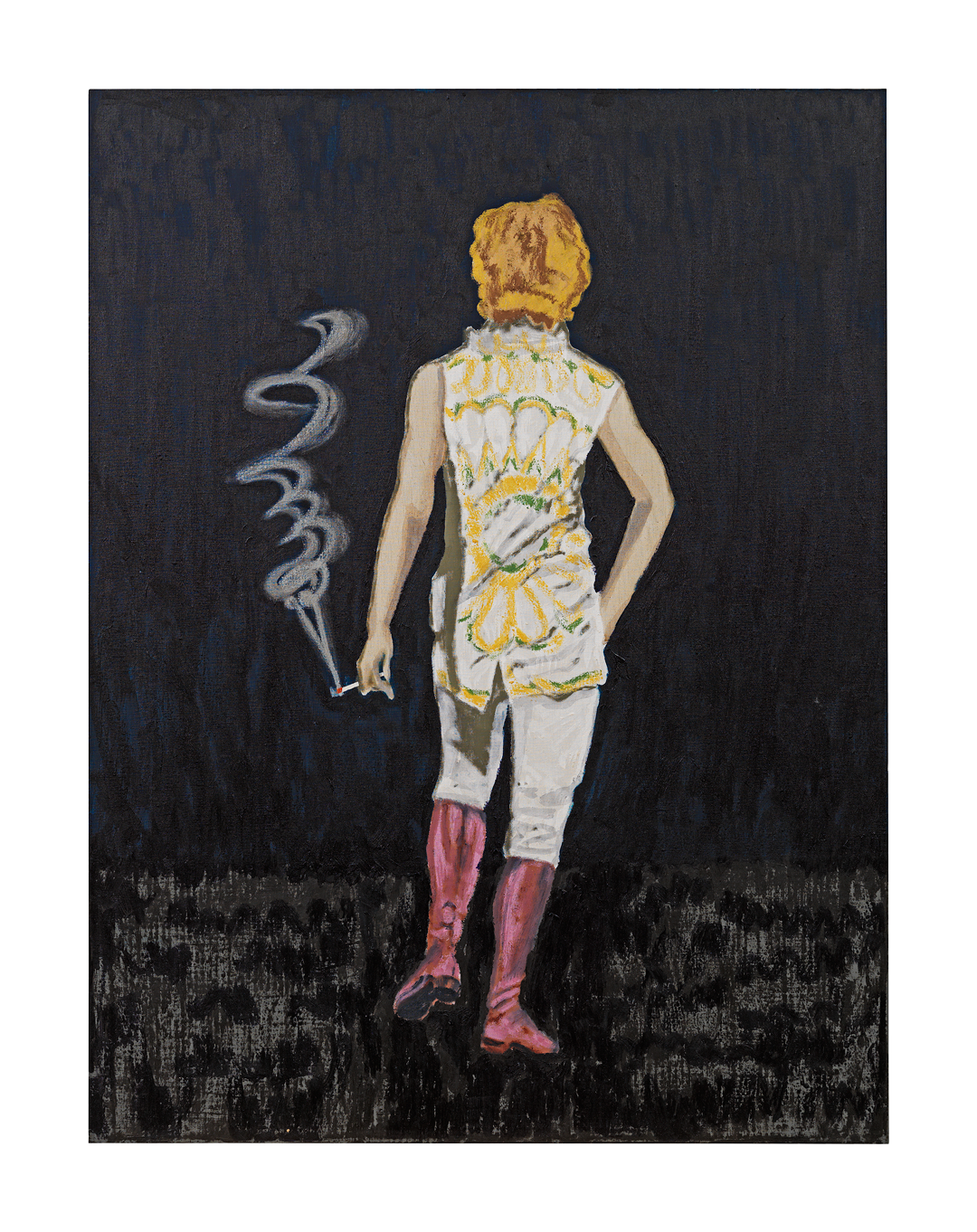 A painting by Mamma Andersson titled The Lost Paradise I, dated 2020.