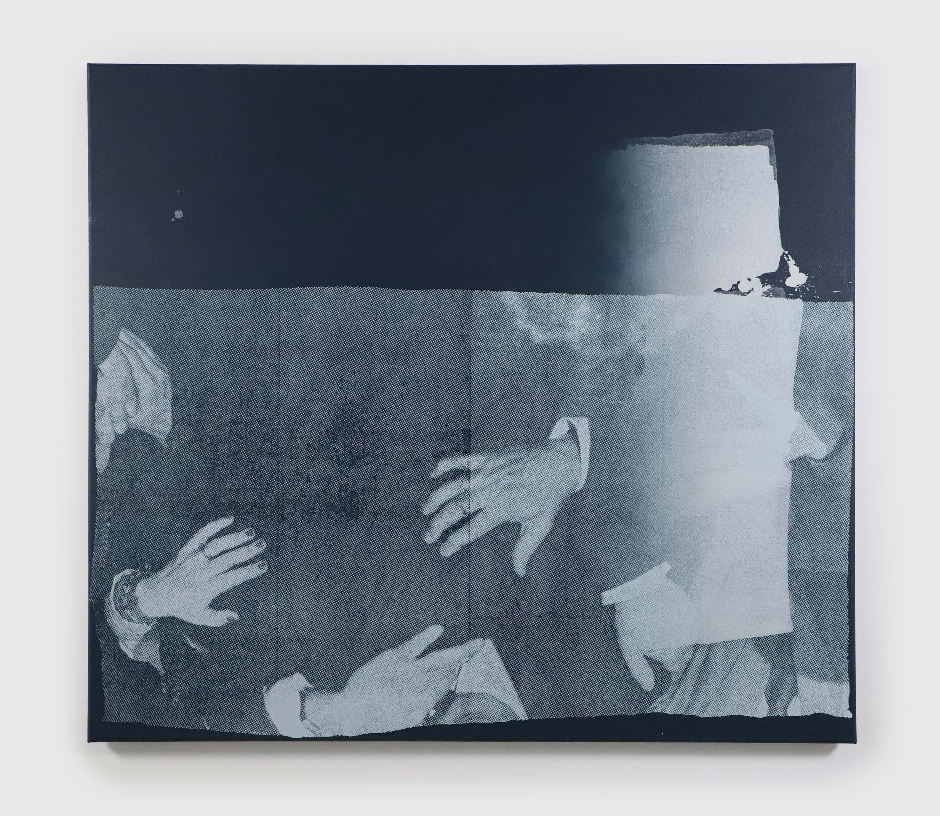A painting by Nathan Hylden, called Untitled, dated 2022.