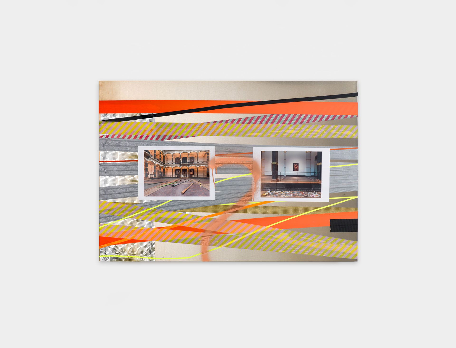 An untitled mixed media work by Isa Genzken, dated 2017.