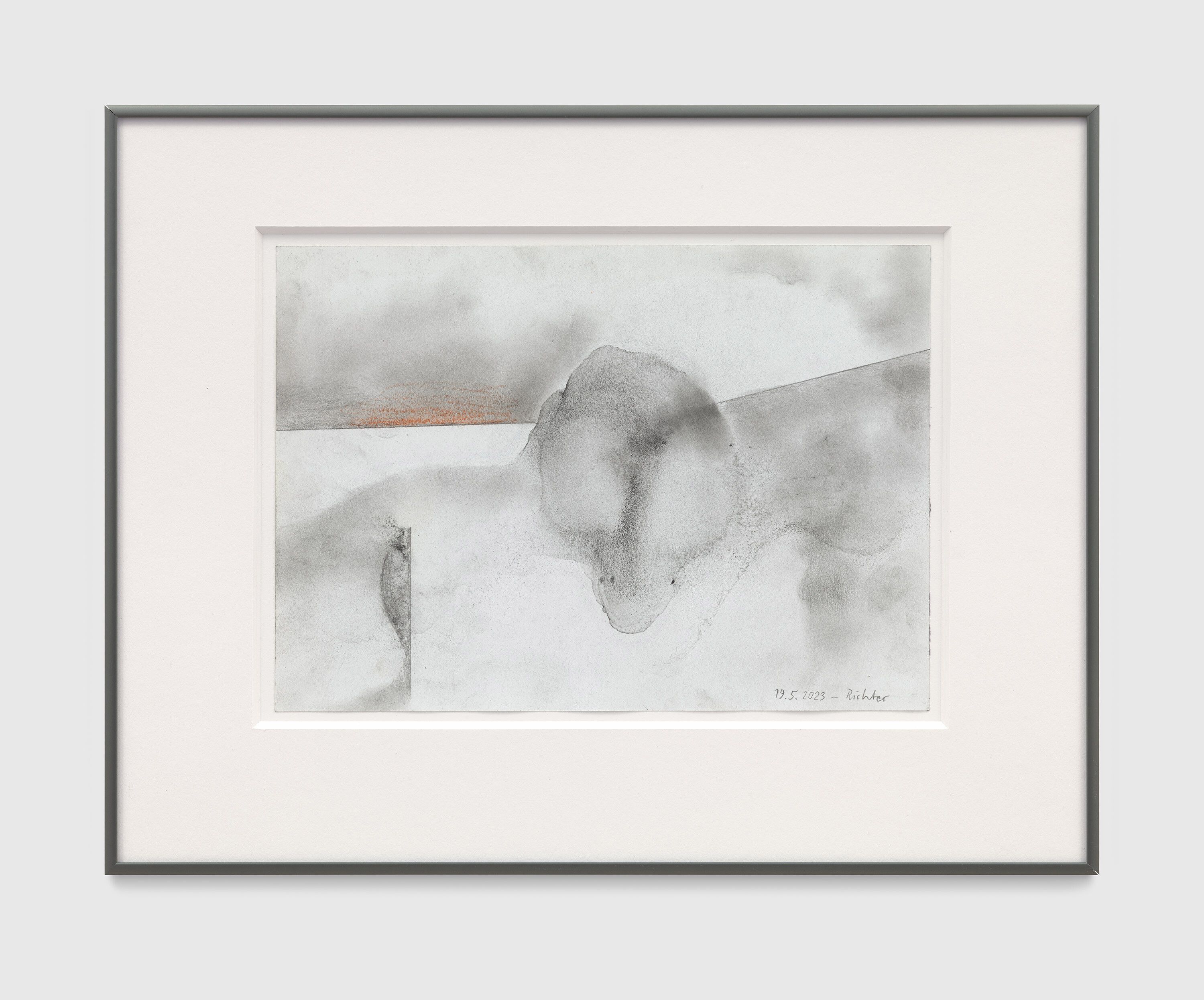 A drawing by Gerhard Richter, titled 19.5.2023, dated 2023.