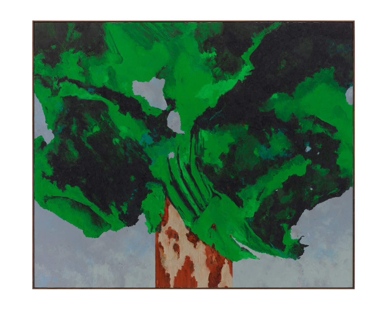 An untitled painting by Harold Ancart, dated 2020.