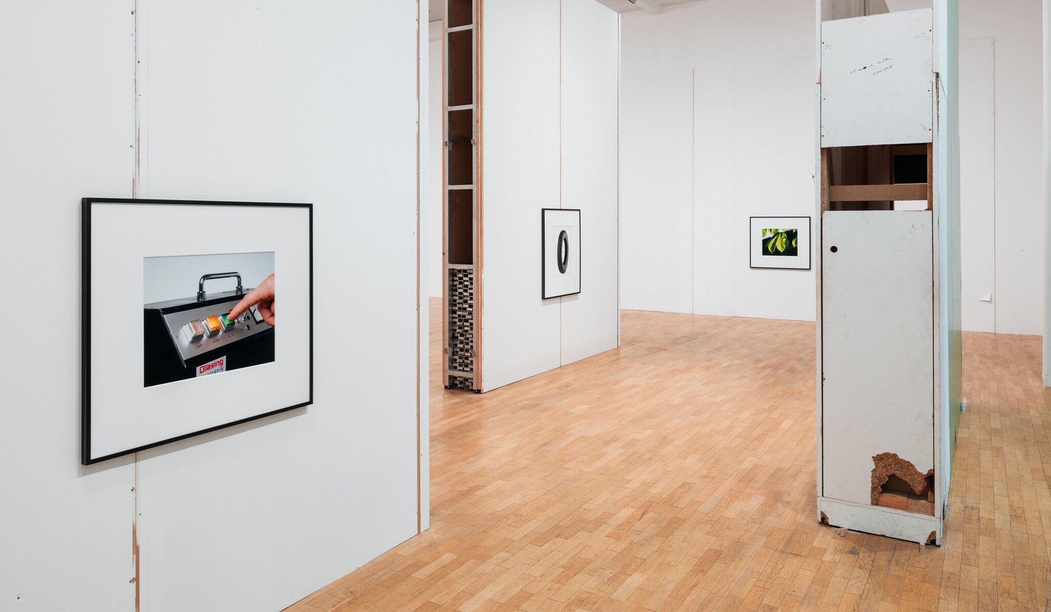 Installation view of the exhibition, Christopher Williams: The Production Line of Happiness, Whitechapel Gallery, London. Photo by Maris Hutchinson