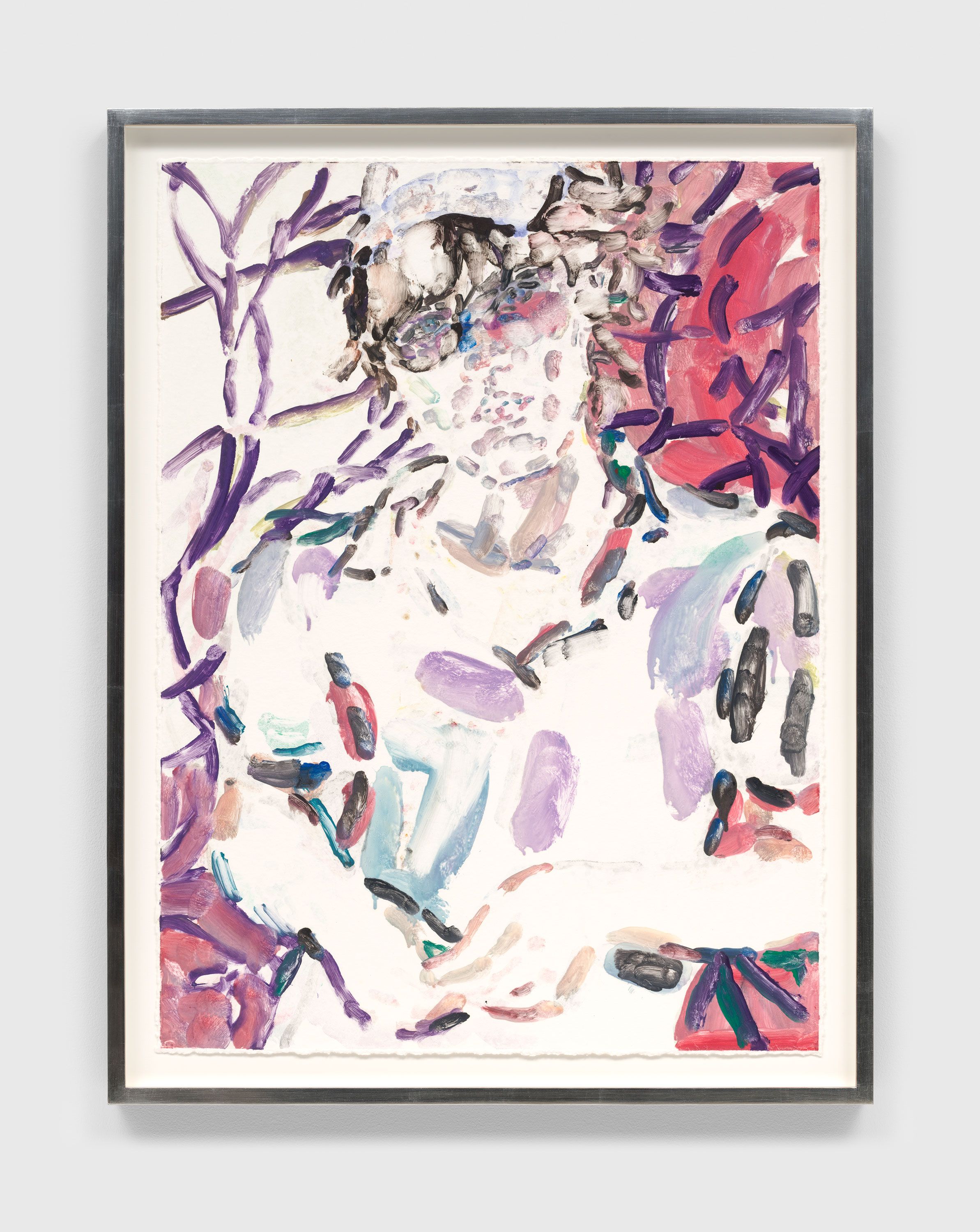 A mixed media artwork by Elizabeth Peyton, titled Elias 1, dated 2021.