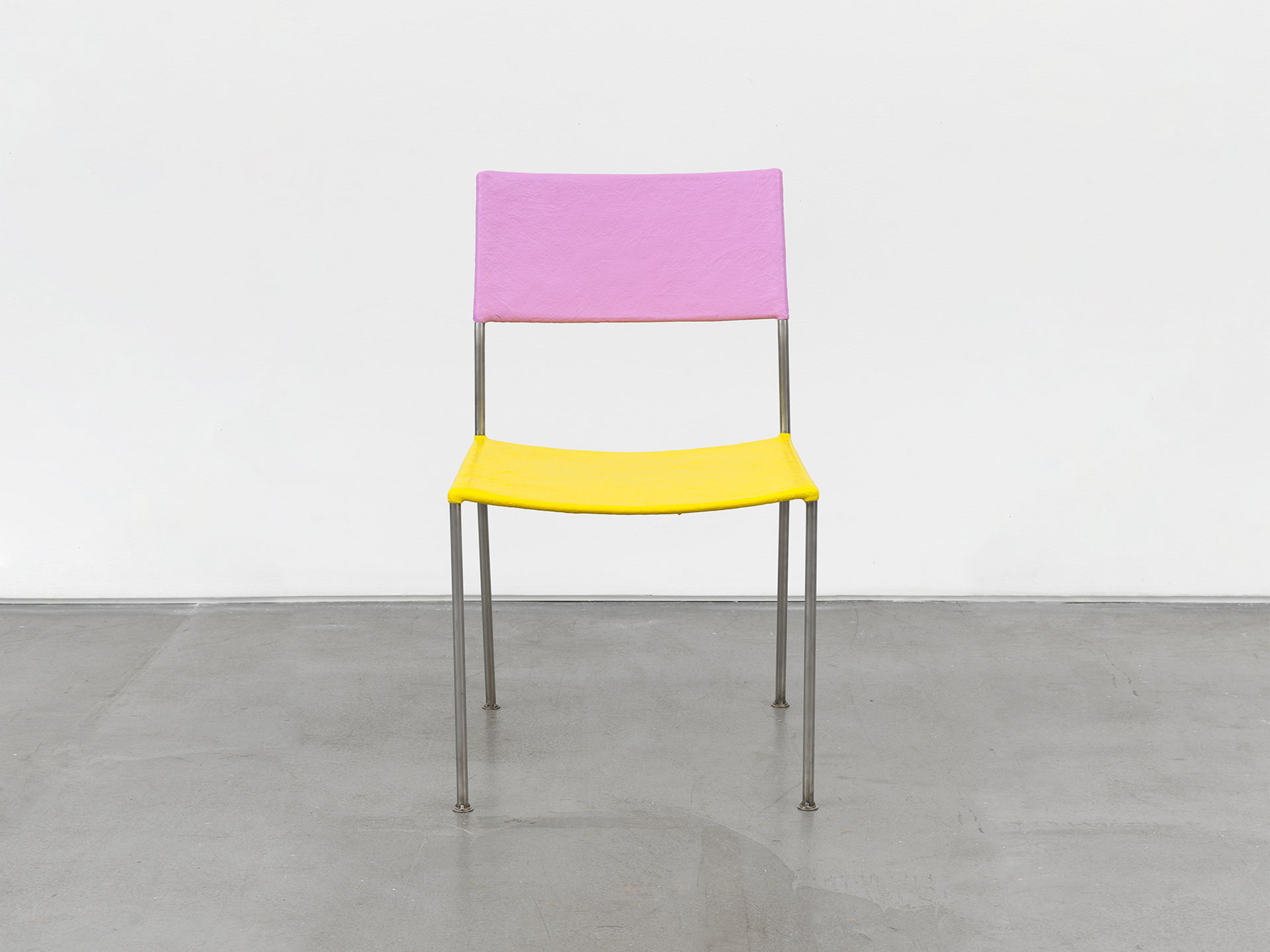 A furniture work by Franz West, titled K√ºnstlerstuhl (Artist's Chair), dated 2006/2015