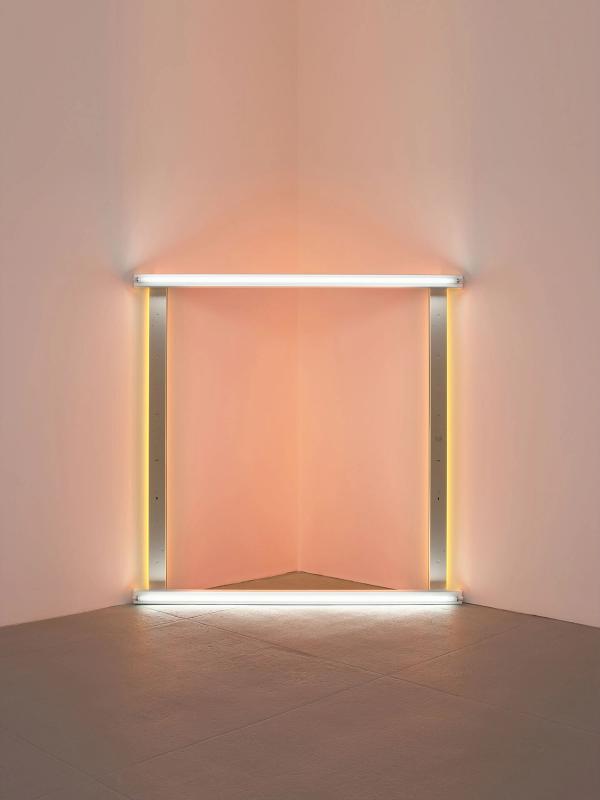 Dan Flavin — untitled (to the "innovator" of Wheeling Peachblow)