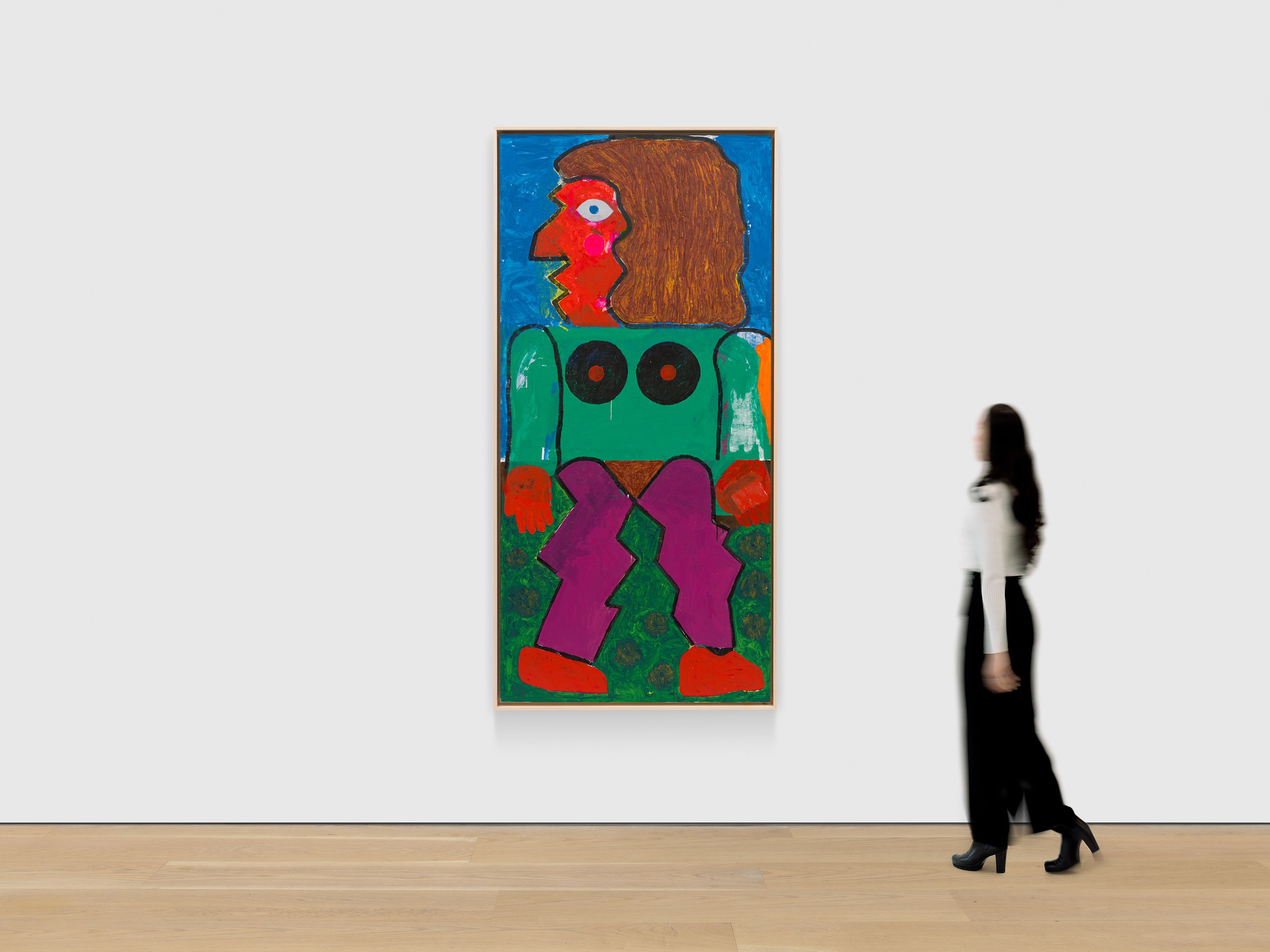 A painting by Joe Bradley, titled Dum Dum, dated 2025.