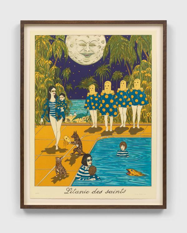 Marcel Dzama — Under for opening eyelids of the moon