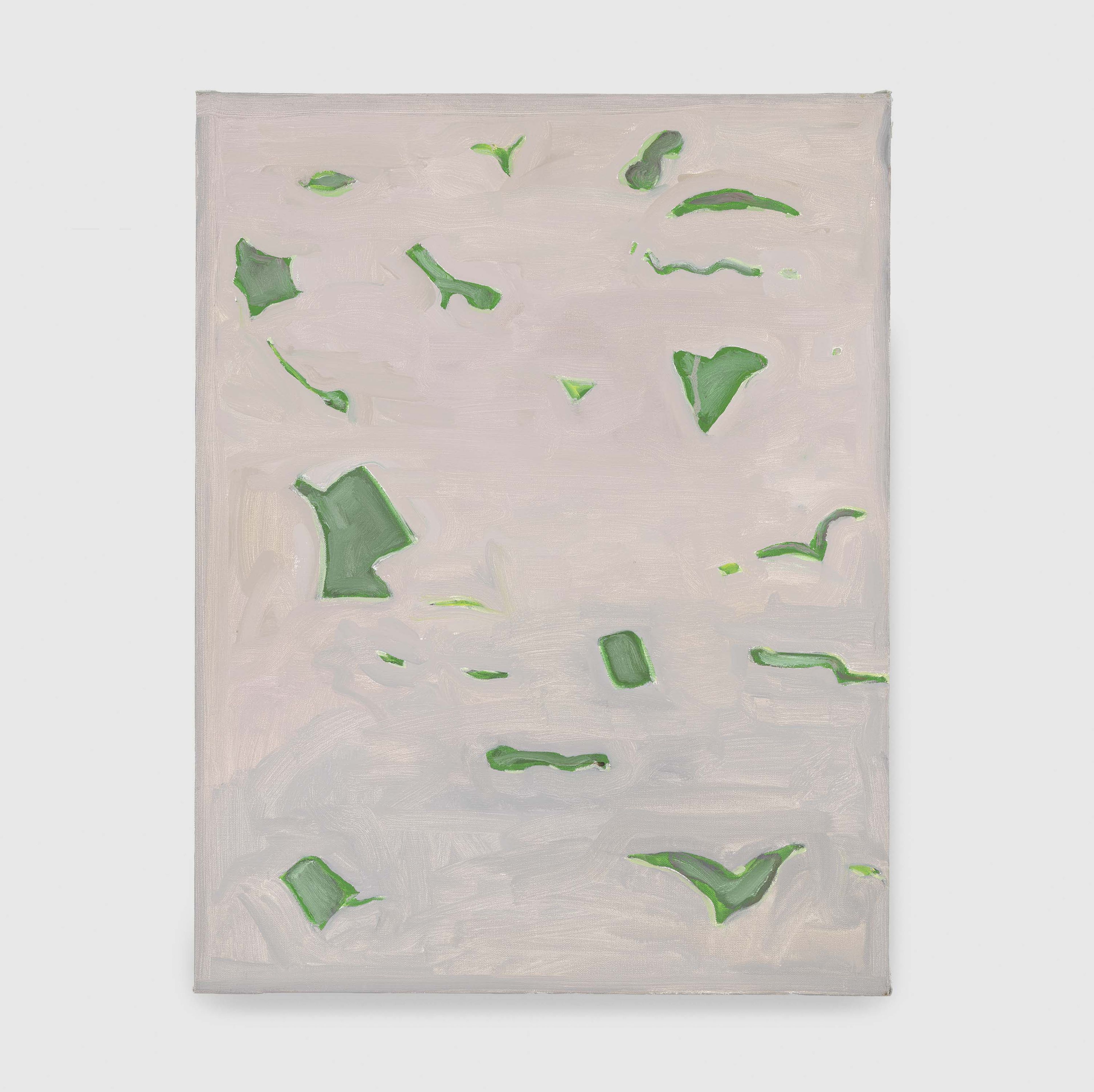 A painting by Raoul De Keyser, titled Avondversie, dated 2003.