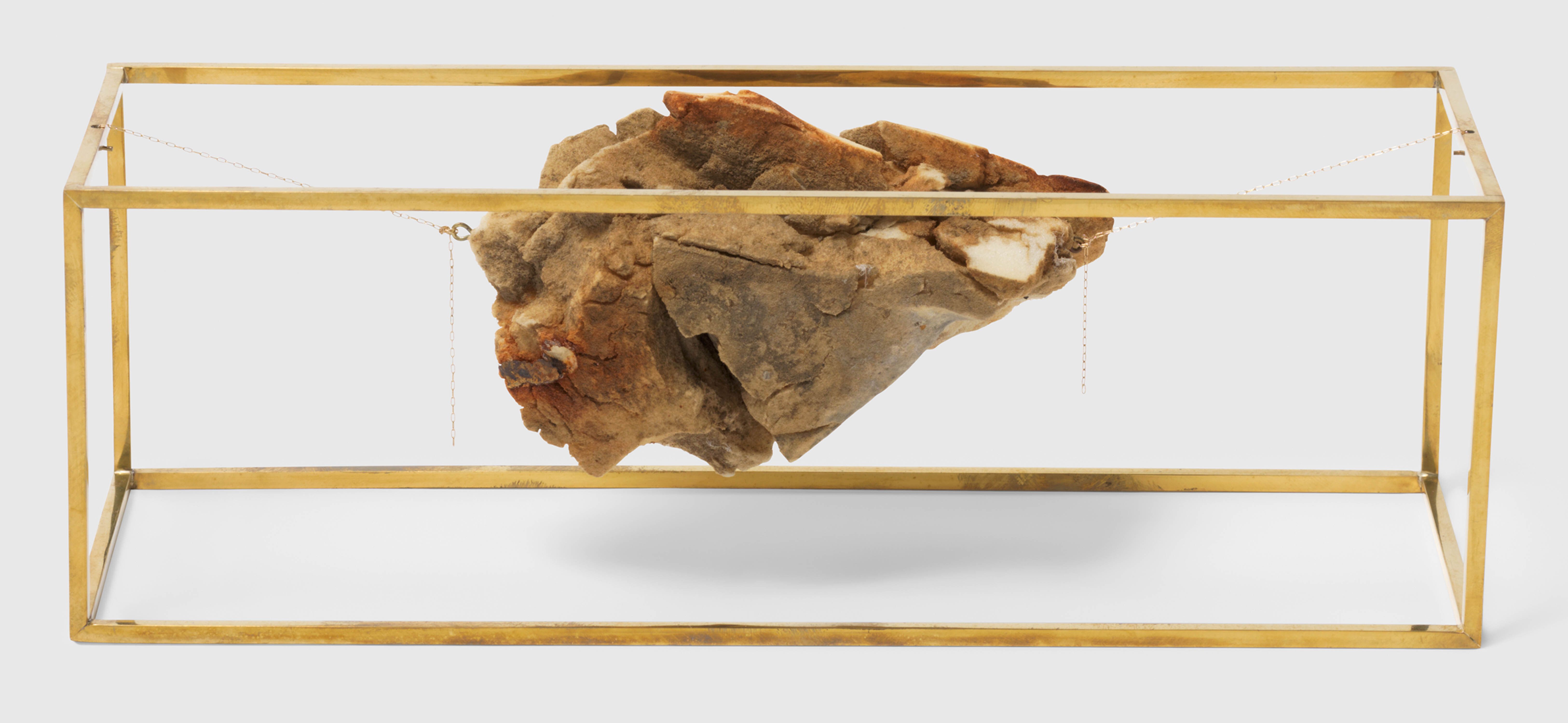 A sculpture by Carol Bove, called Untitled (Plastic), dated 2009.