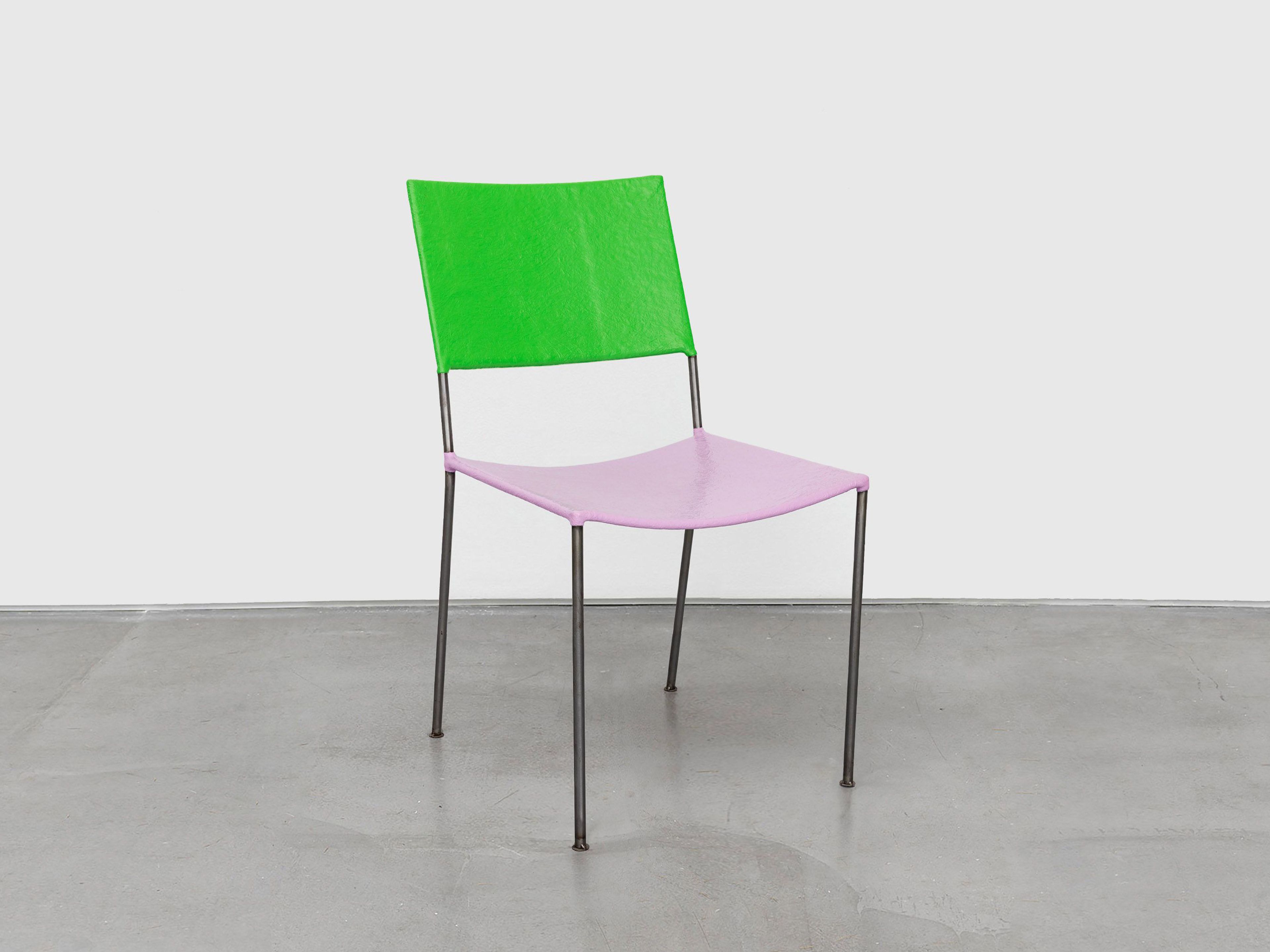 Furniture by Franz West, titled Künstlerstuhl (Artist's Chair), dated 2006.