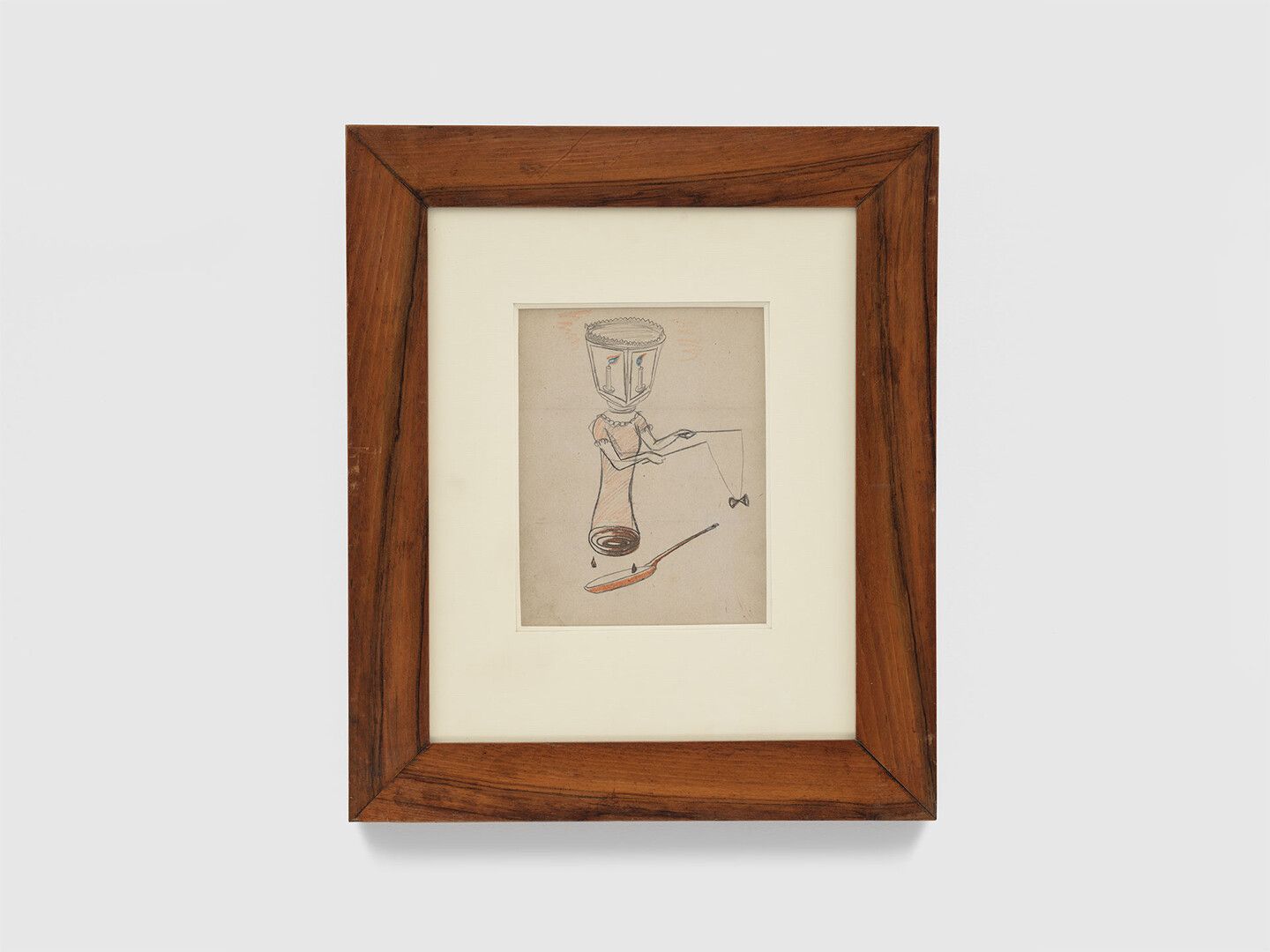 A drawing by Robert Desnos, Max Morise, and Andr√© Breton, titled Cadavre Exquis, translated as Exquisite Corpse, dated 1927.