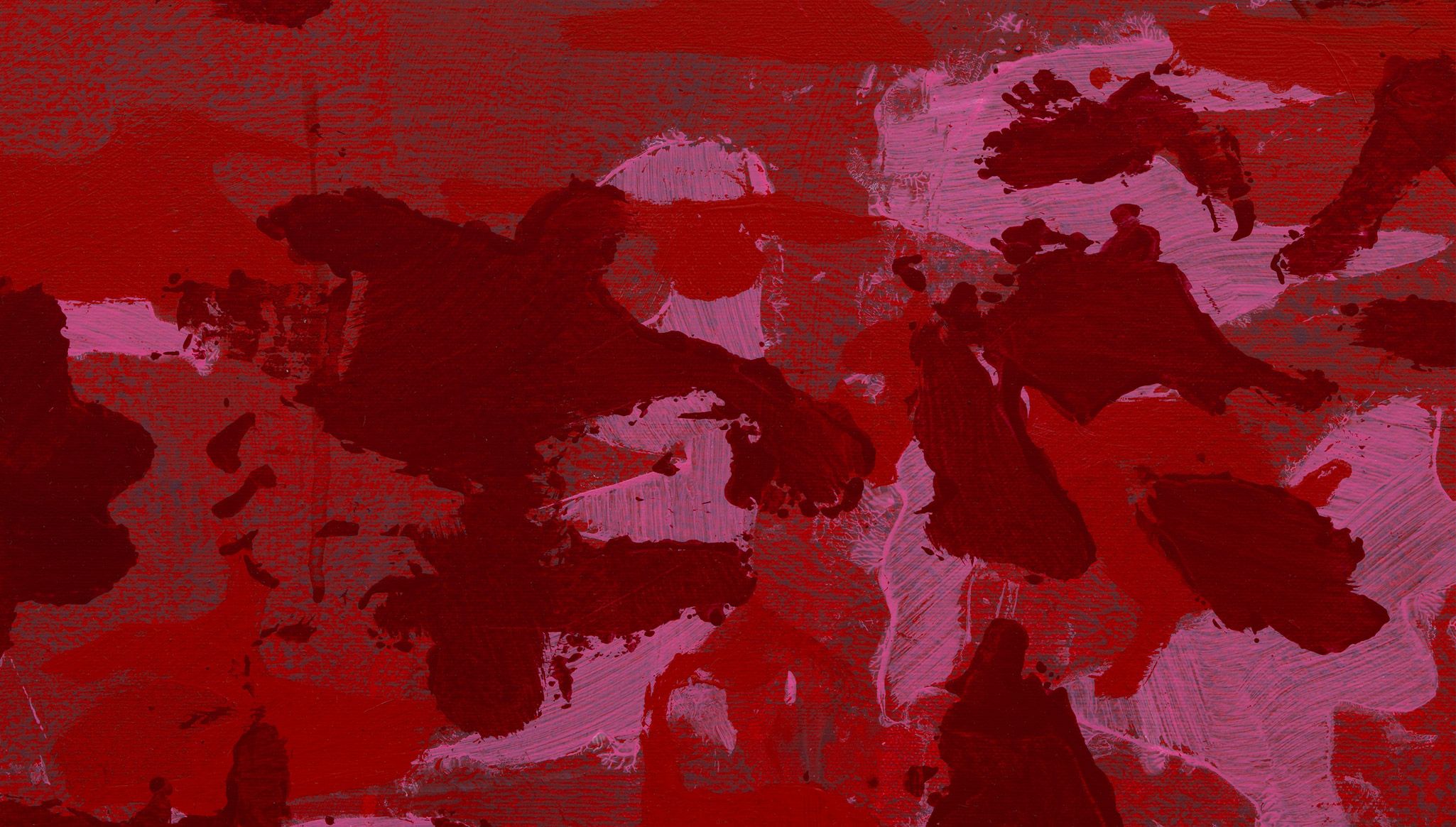 Detail of a painting by Josh Smith titled "Answer for Everything," dated 2023