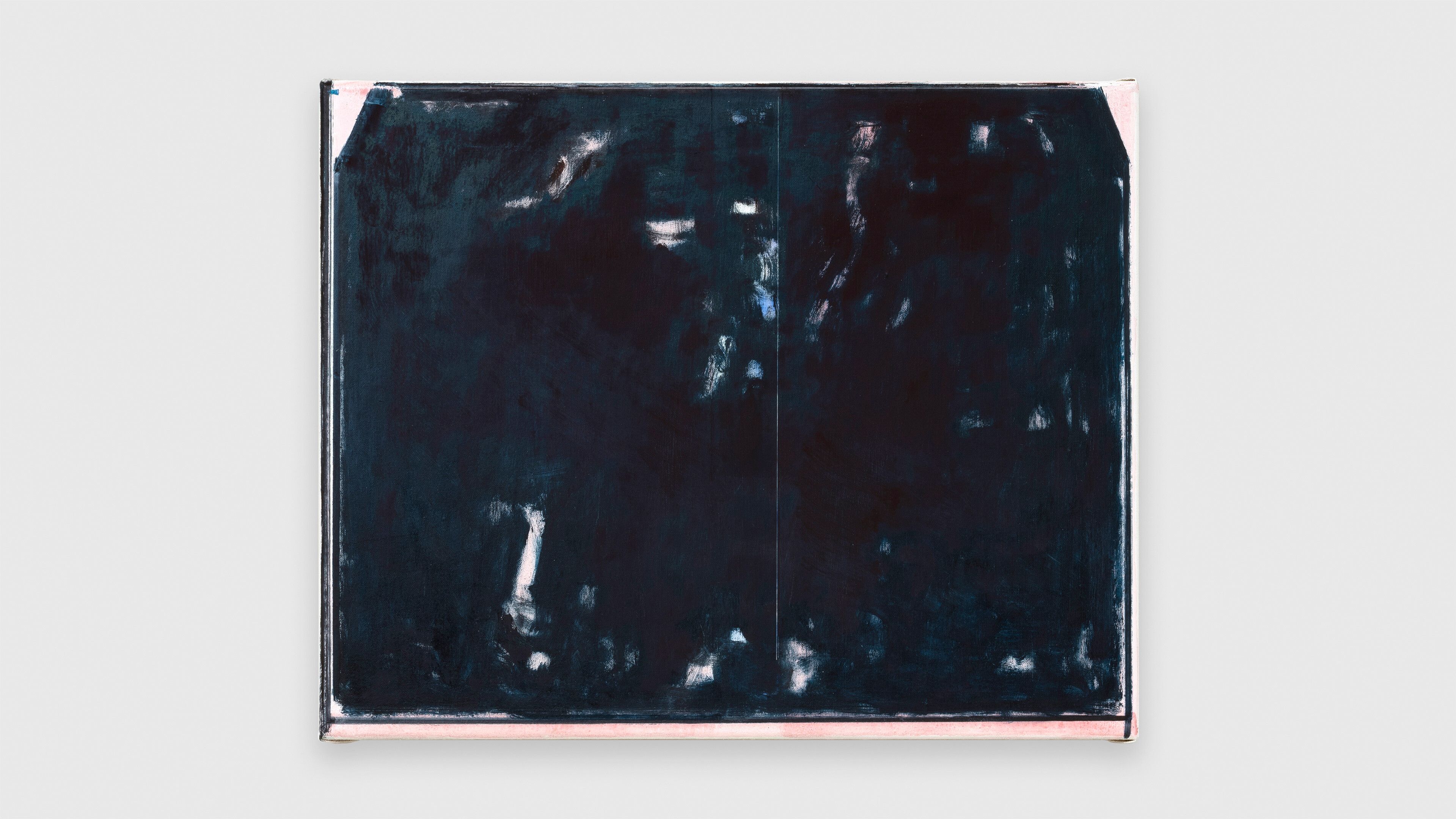An oil painting on linen by John Zurier, titled Keisetsu no Kou, dated 2019.