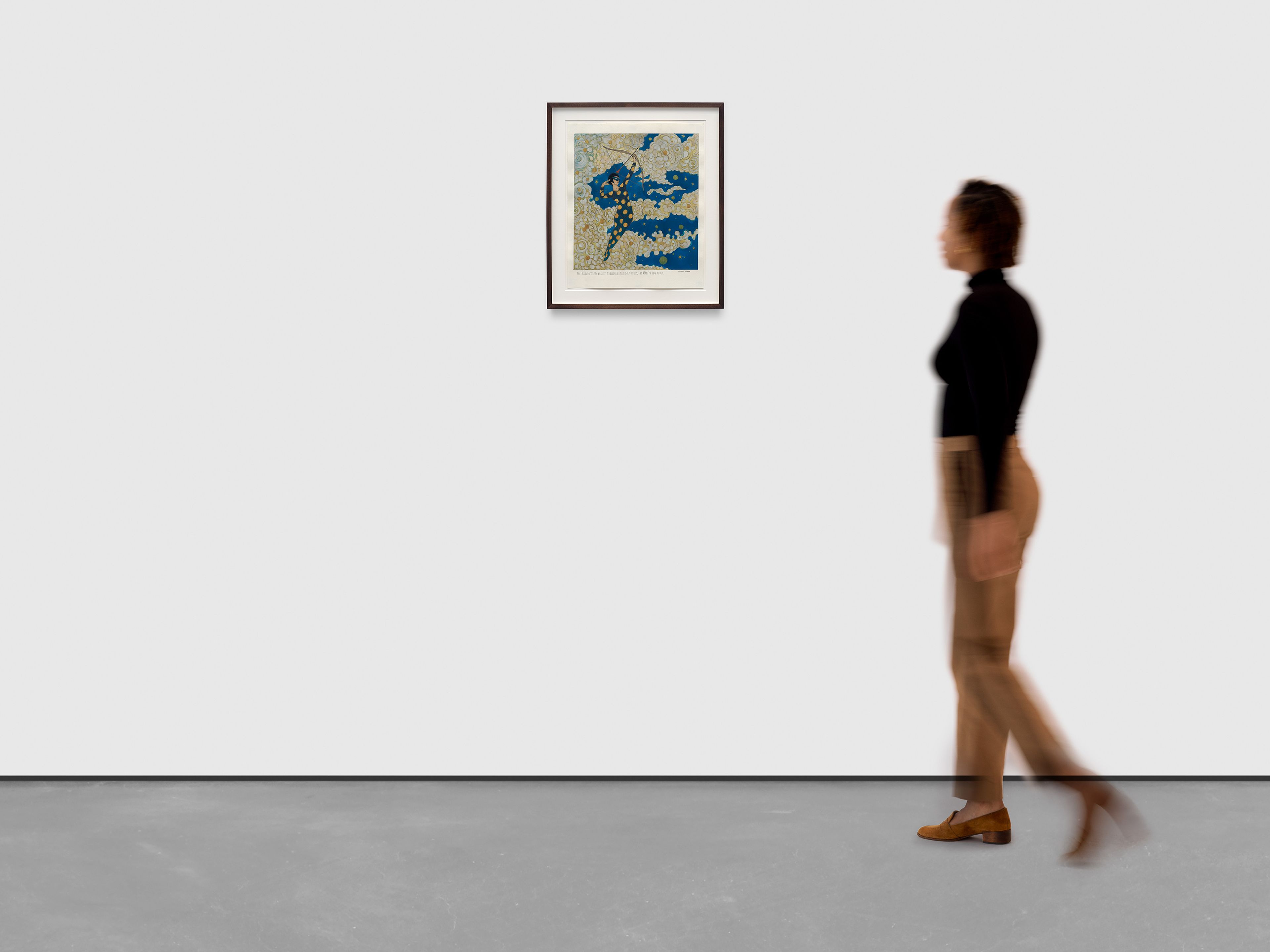 A work on paper by Marcel Dzama, titled Give me truth, dated 2025.