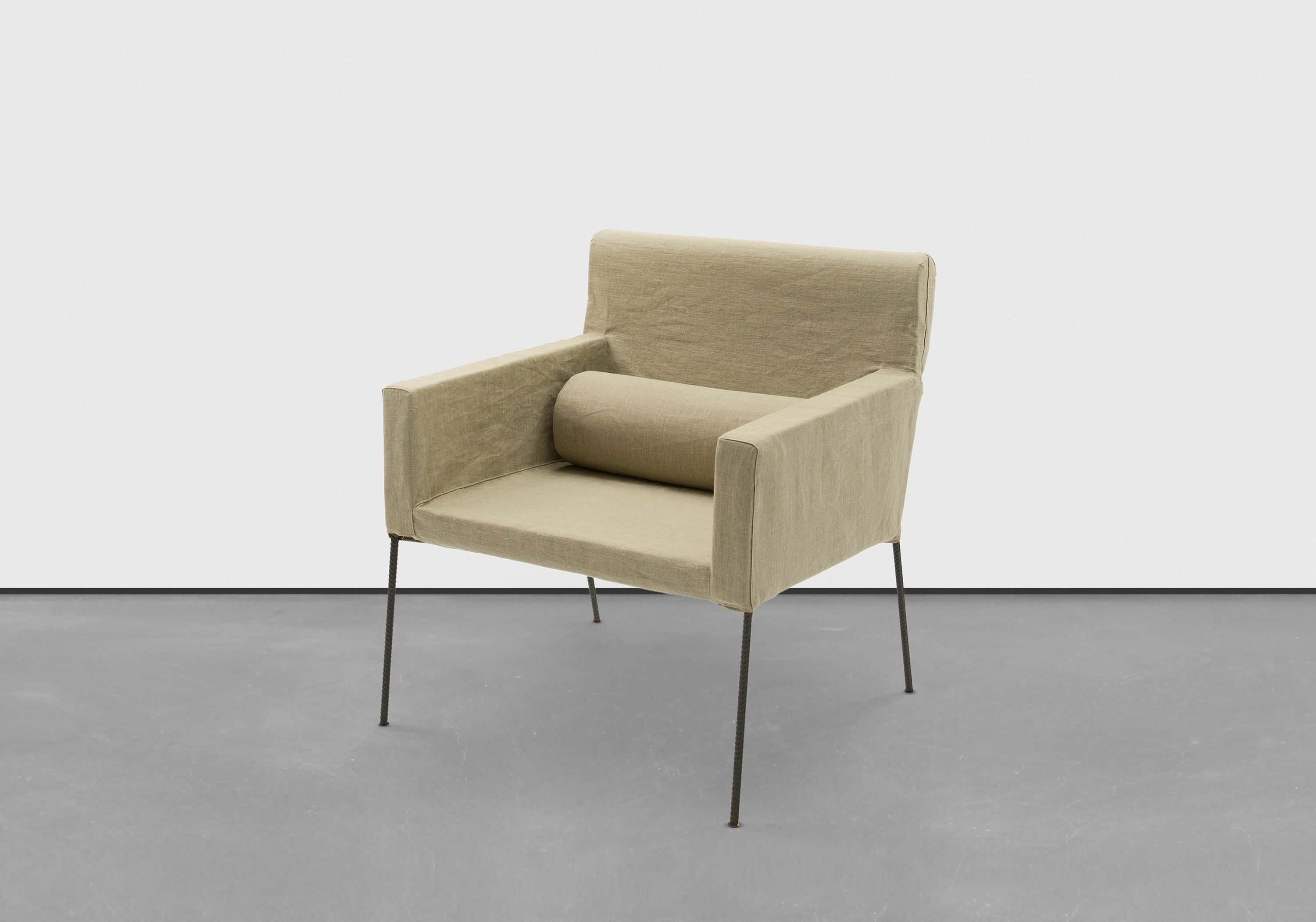 A chair by Franz West, titled Clubfauteuil (Club Chair), dated 2015.