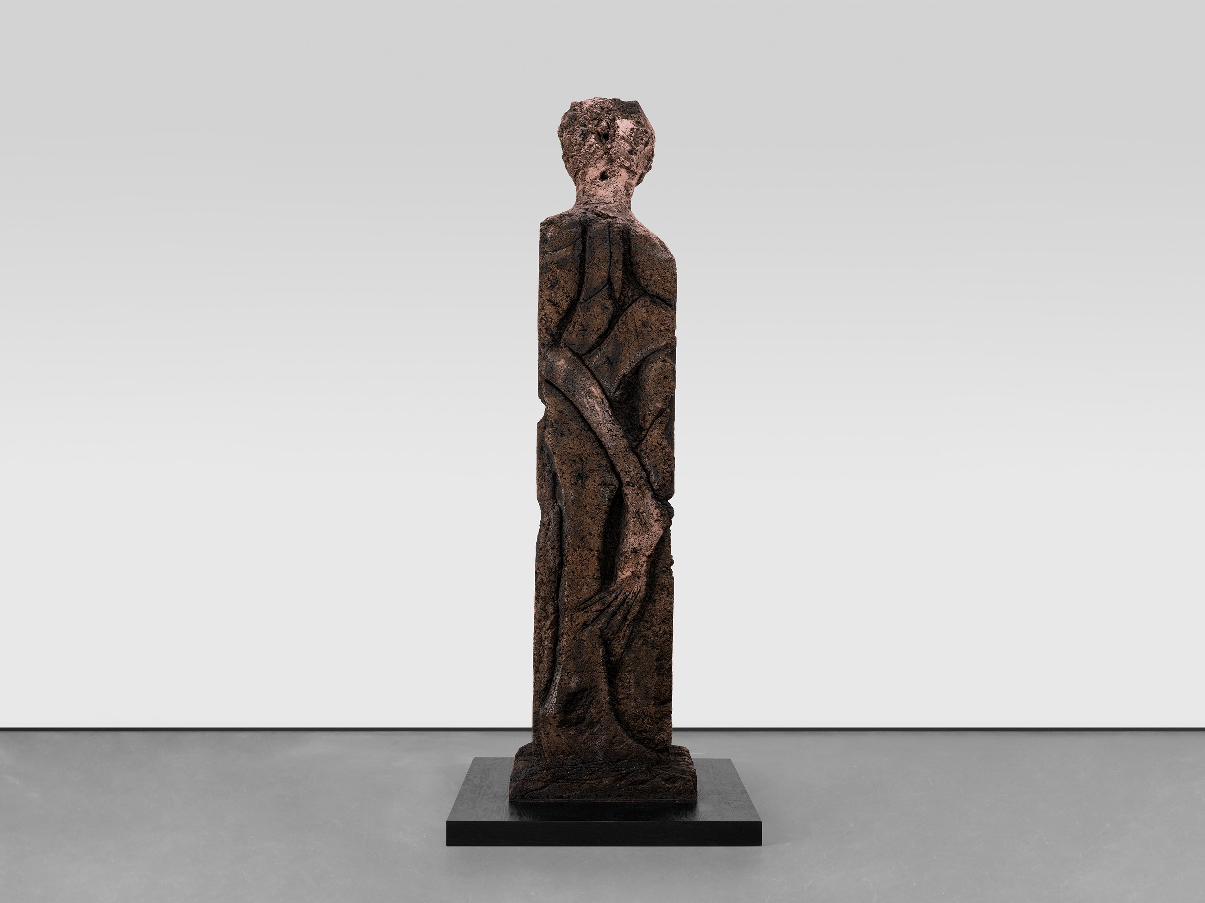 A sculpture by Huma Bhabha, titled Vincent, dated 2025.